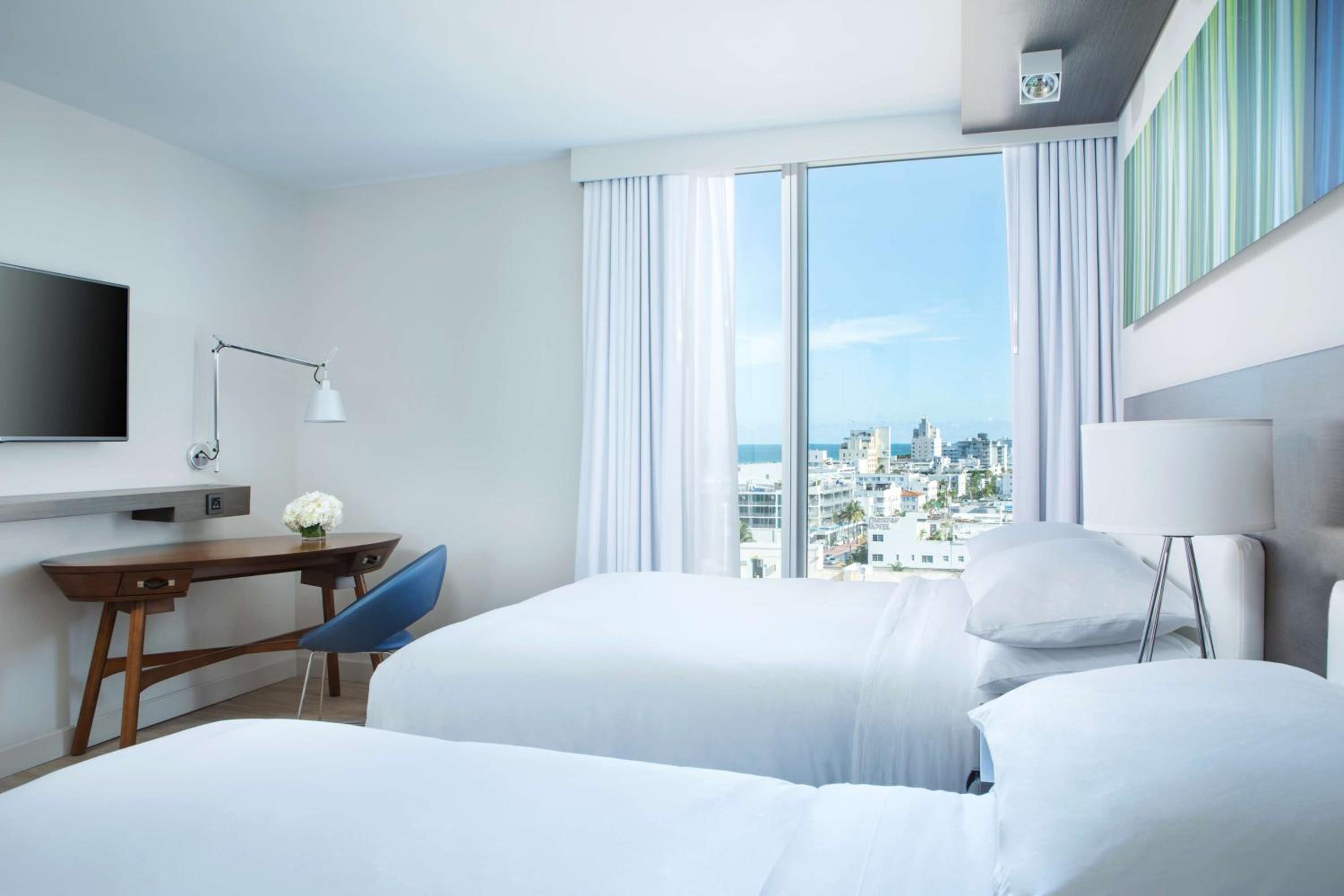 Queen Room with Two Queen Beds and Ocean View