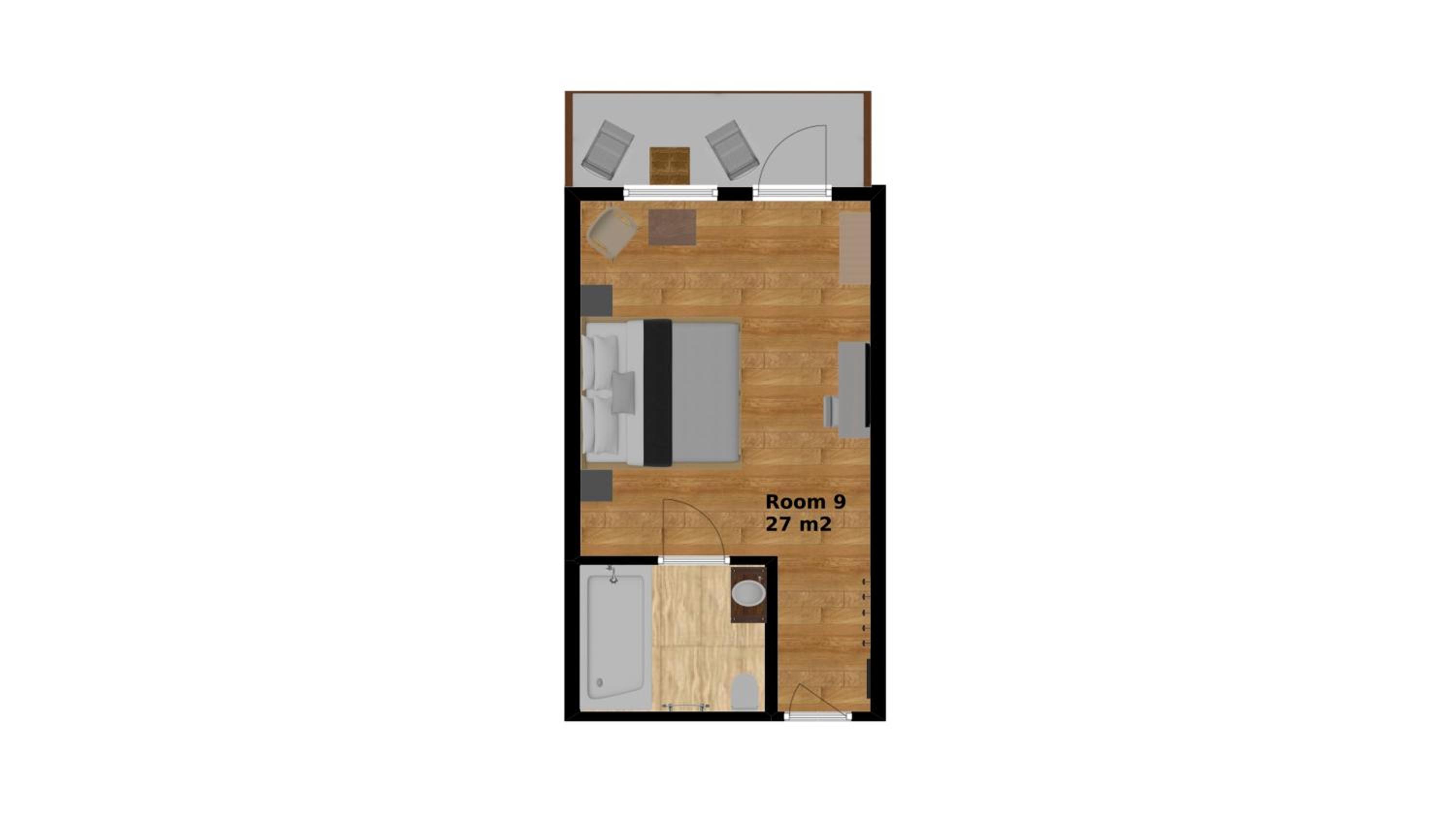 Deluxe Double or Twin Room with Balcony