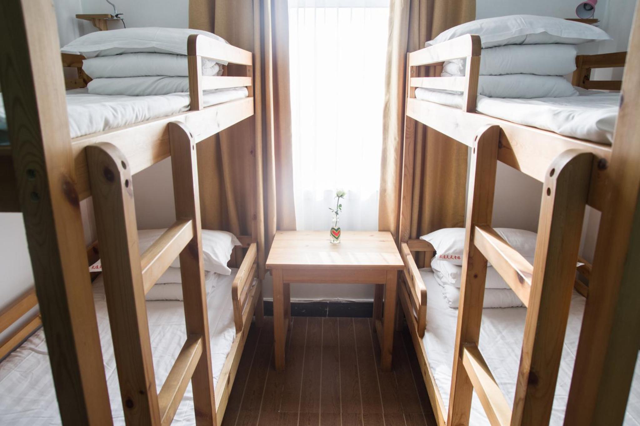 Bed in 4-Bed Male Dormitory Room with Shared Bathroom photo 3