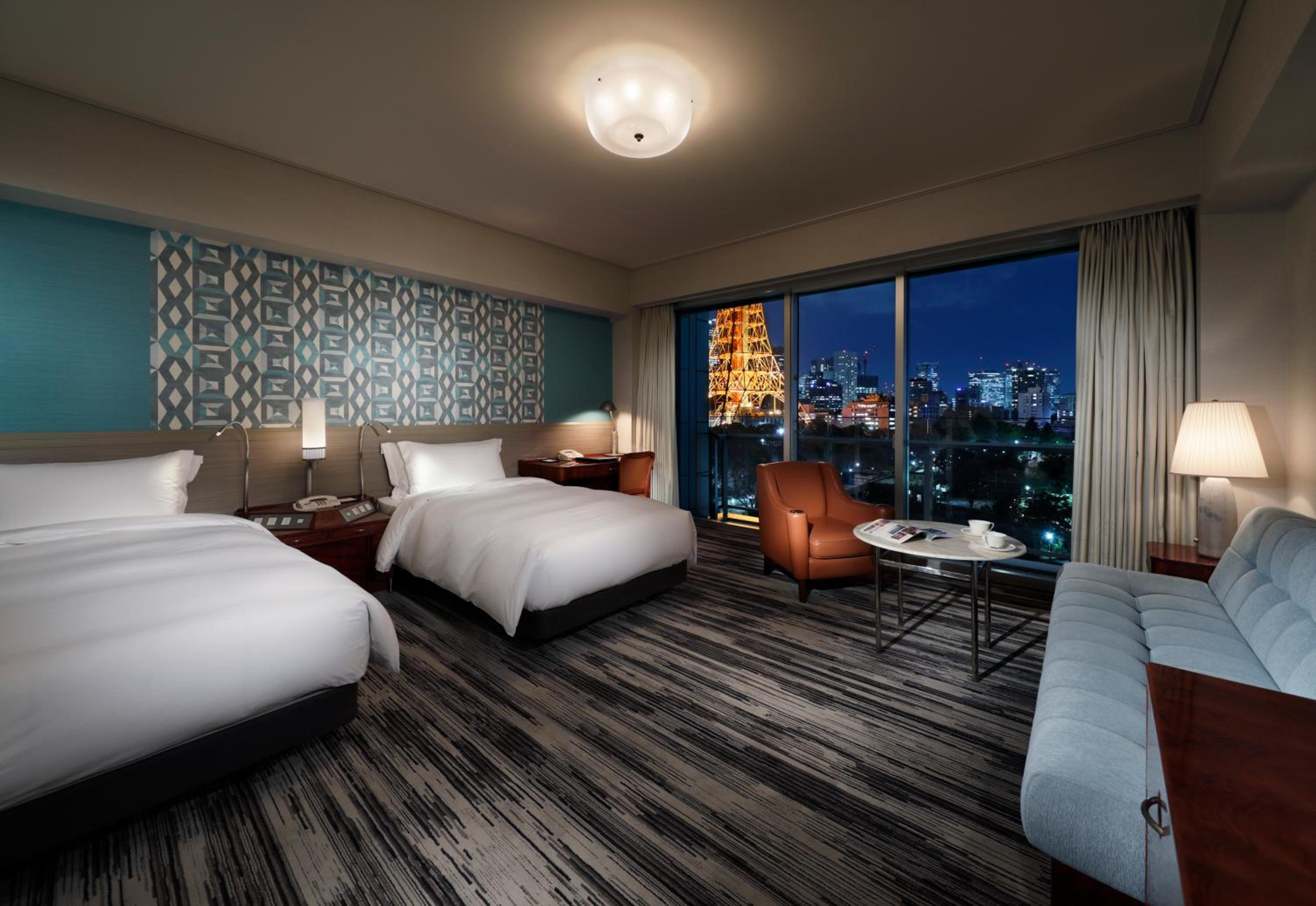 Deluxe Twin Room with Tokyo Tower View - Non Smoking (Extra bed added for 3rd adult person) - Photo 1
