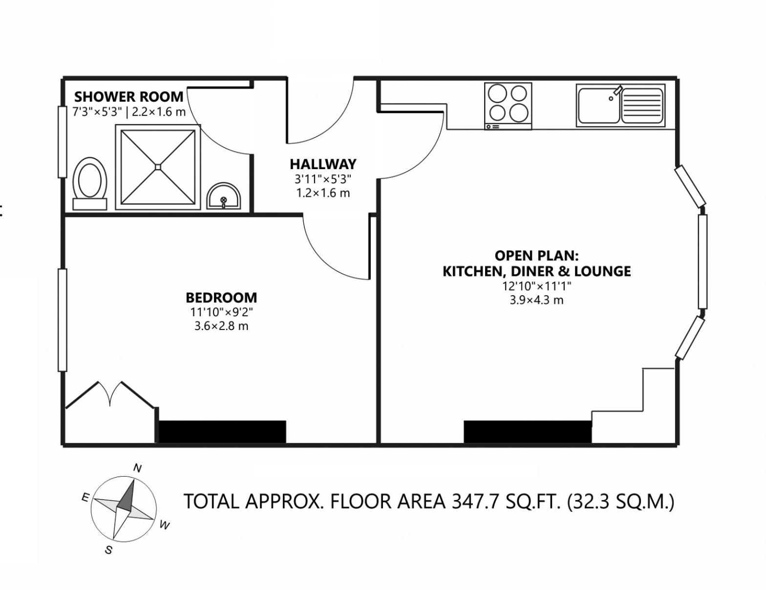 One-Bedroom Apartment photo 2