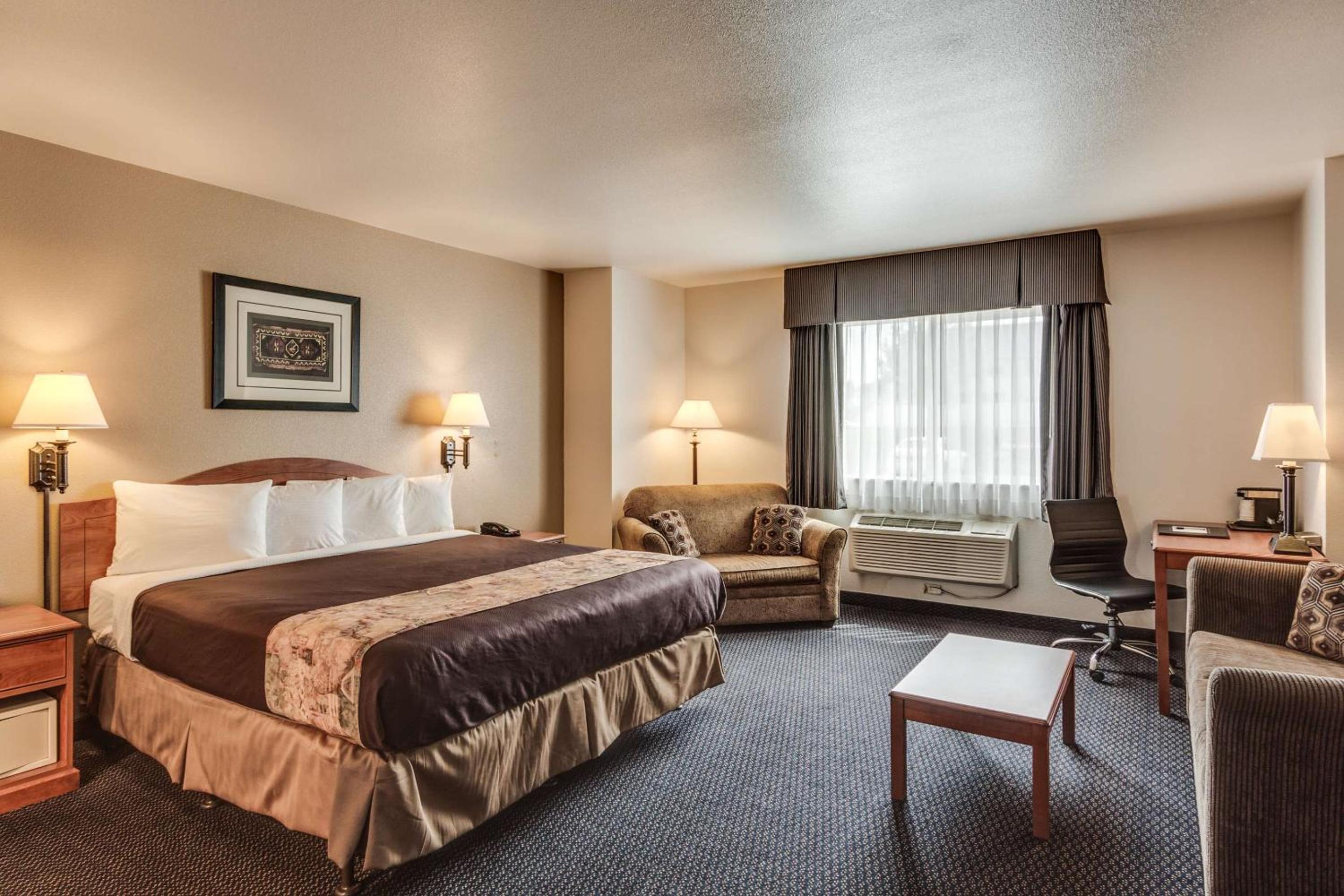 King Room with One King Bed and Roll-In Shower - Mobility Accessible /Pet Friendly