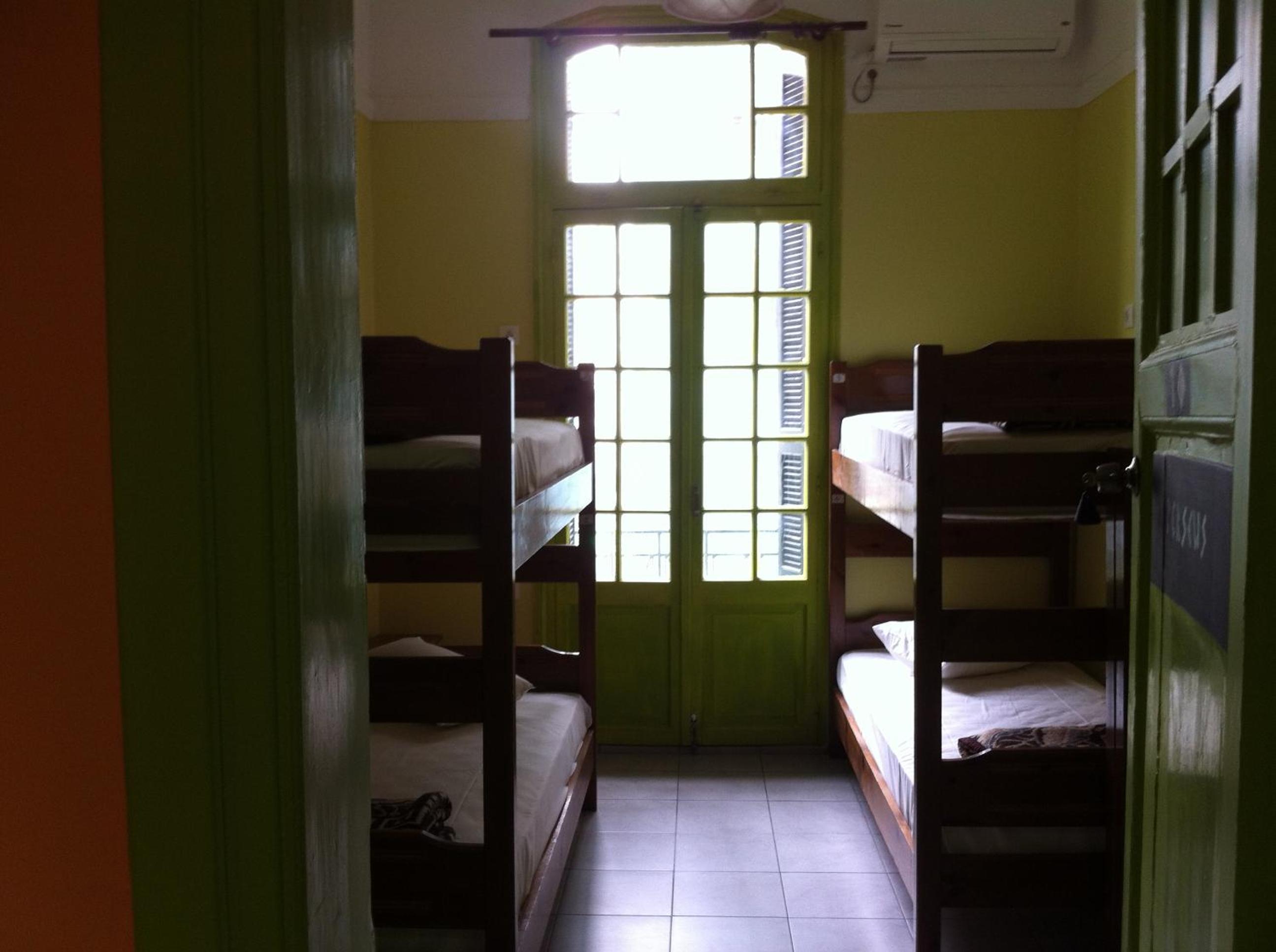 Bed in Quadruple Room with shared bathroom photo 3