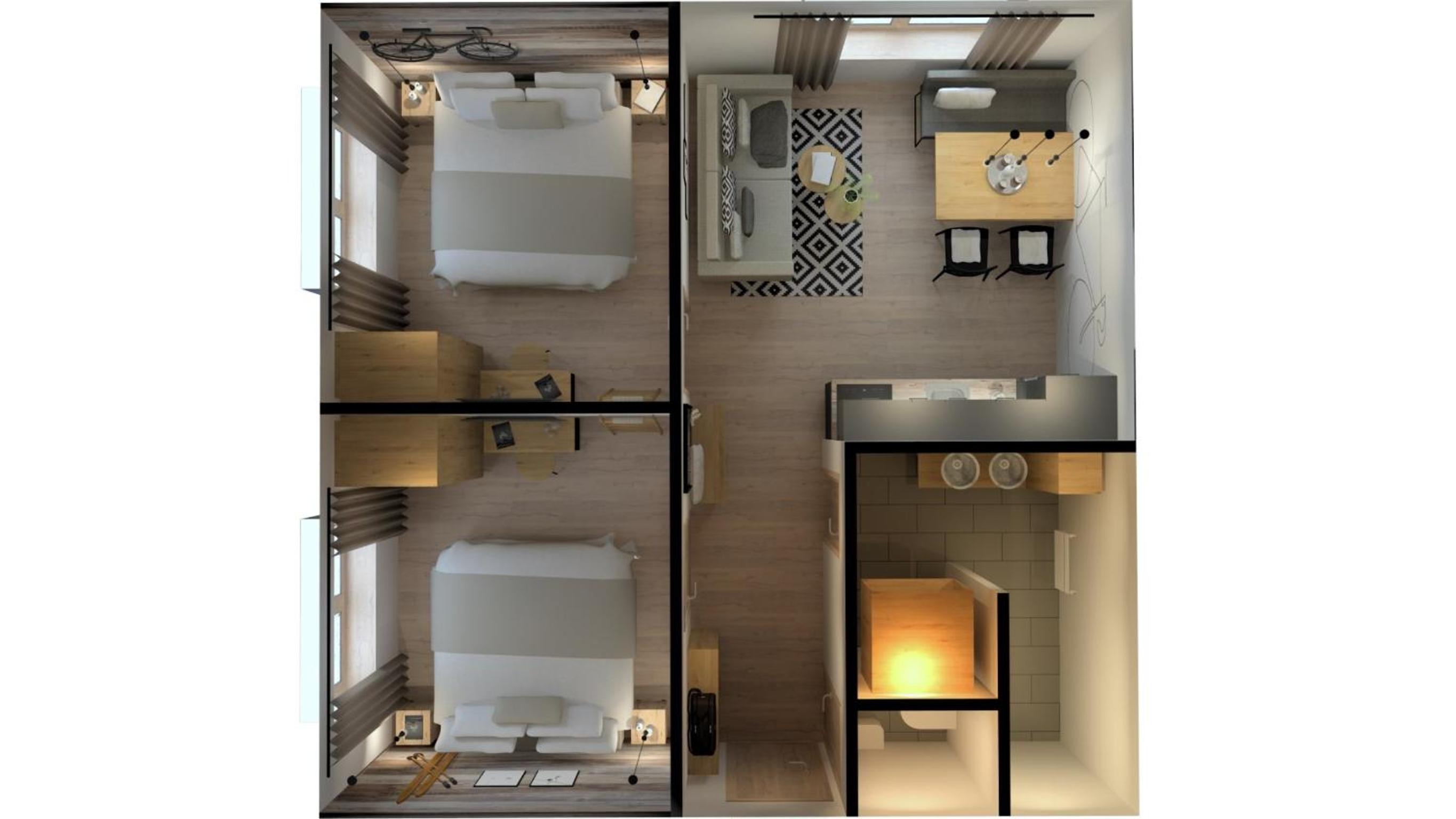 Two-Bedroom Apartment in basement photo 3