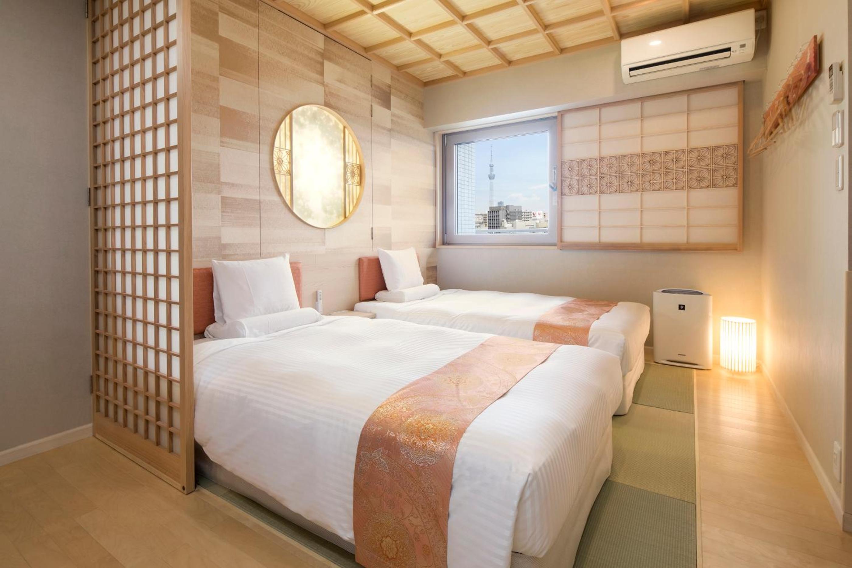 Japanese Modern Twin Room - Non-Smoking - Eco Plan - No Room Cleaning Service photo 3
