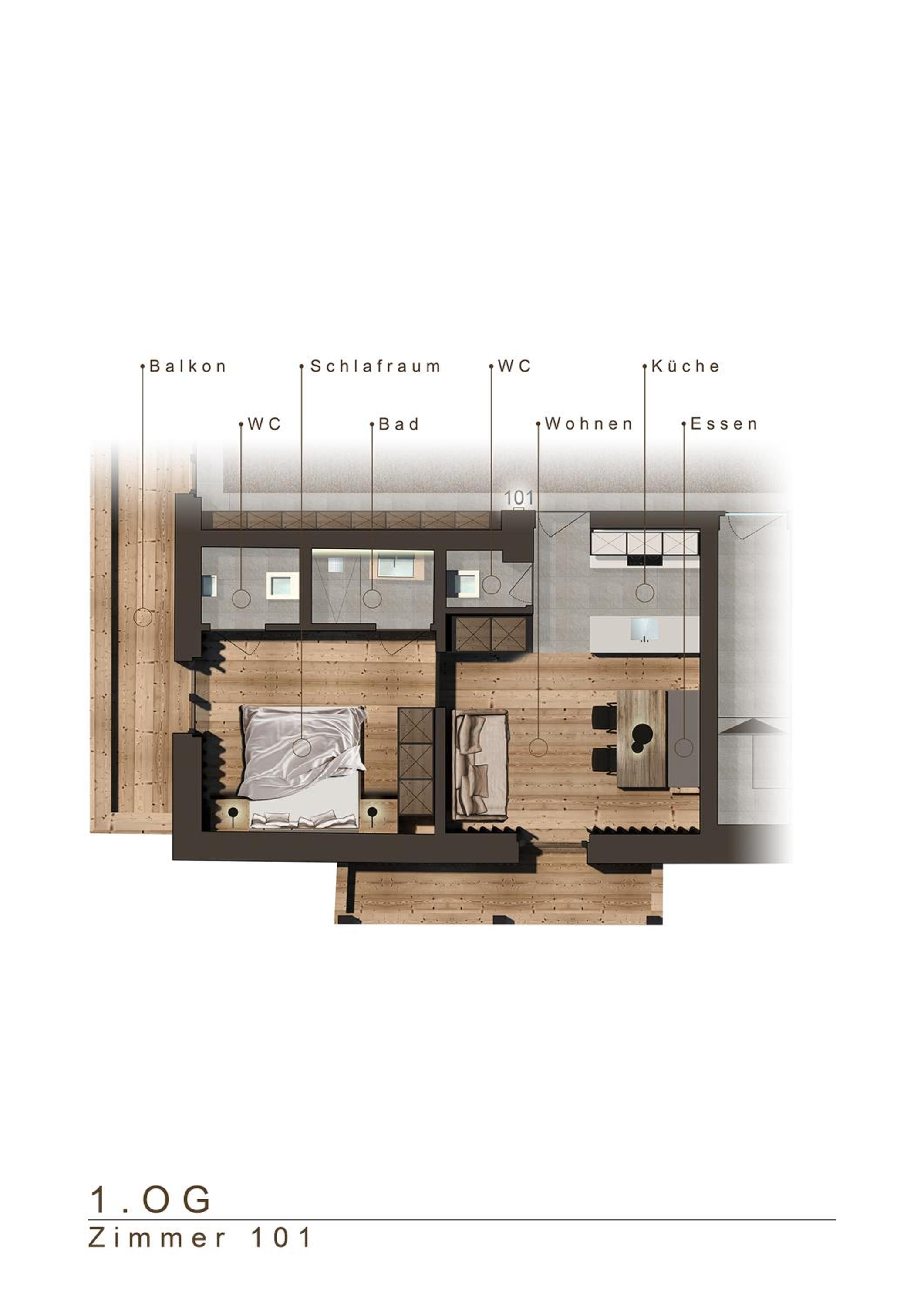 Apartment with Balcony photo 3