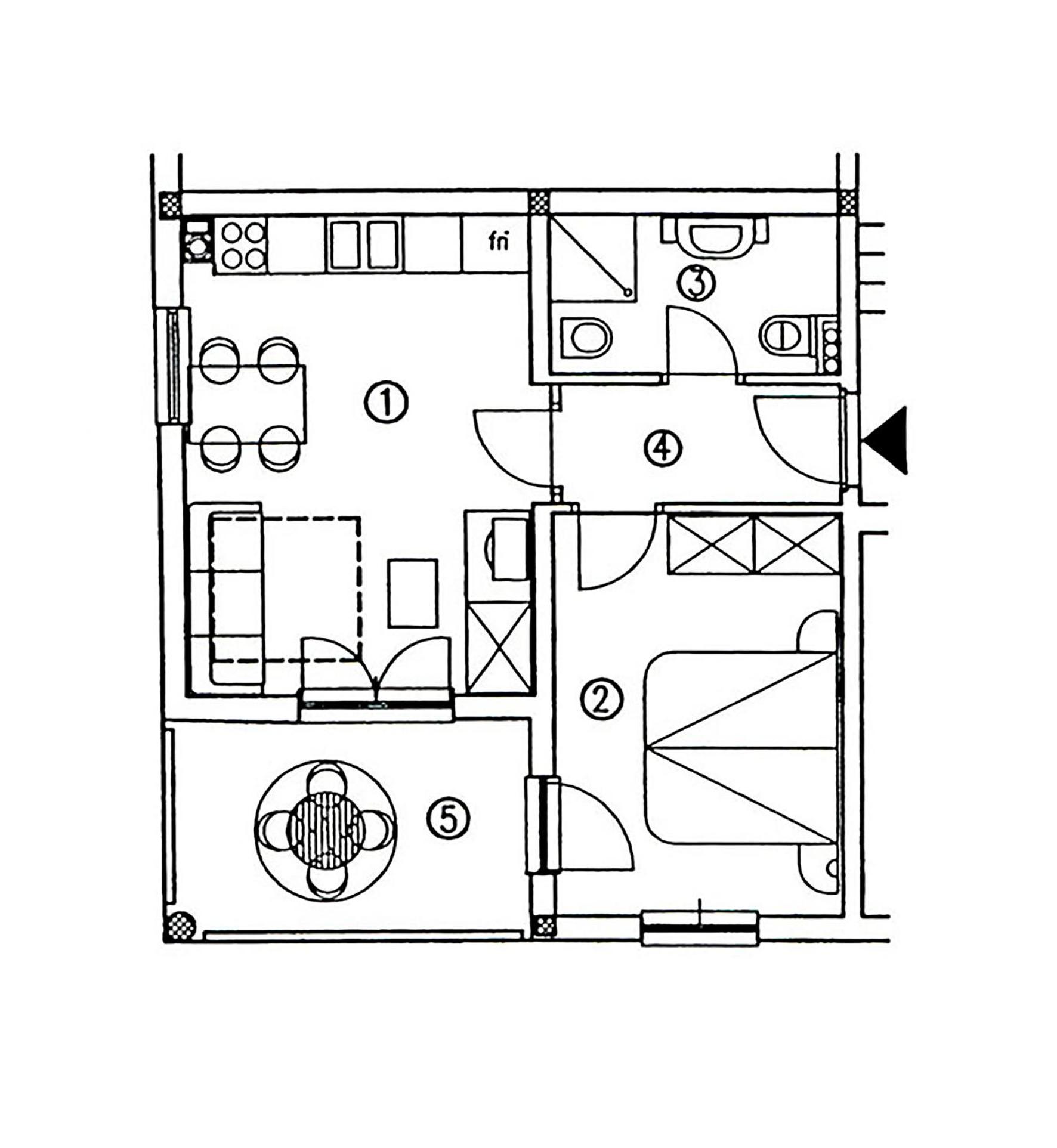 Apartment with Pool View photo 2