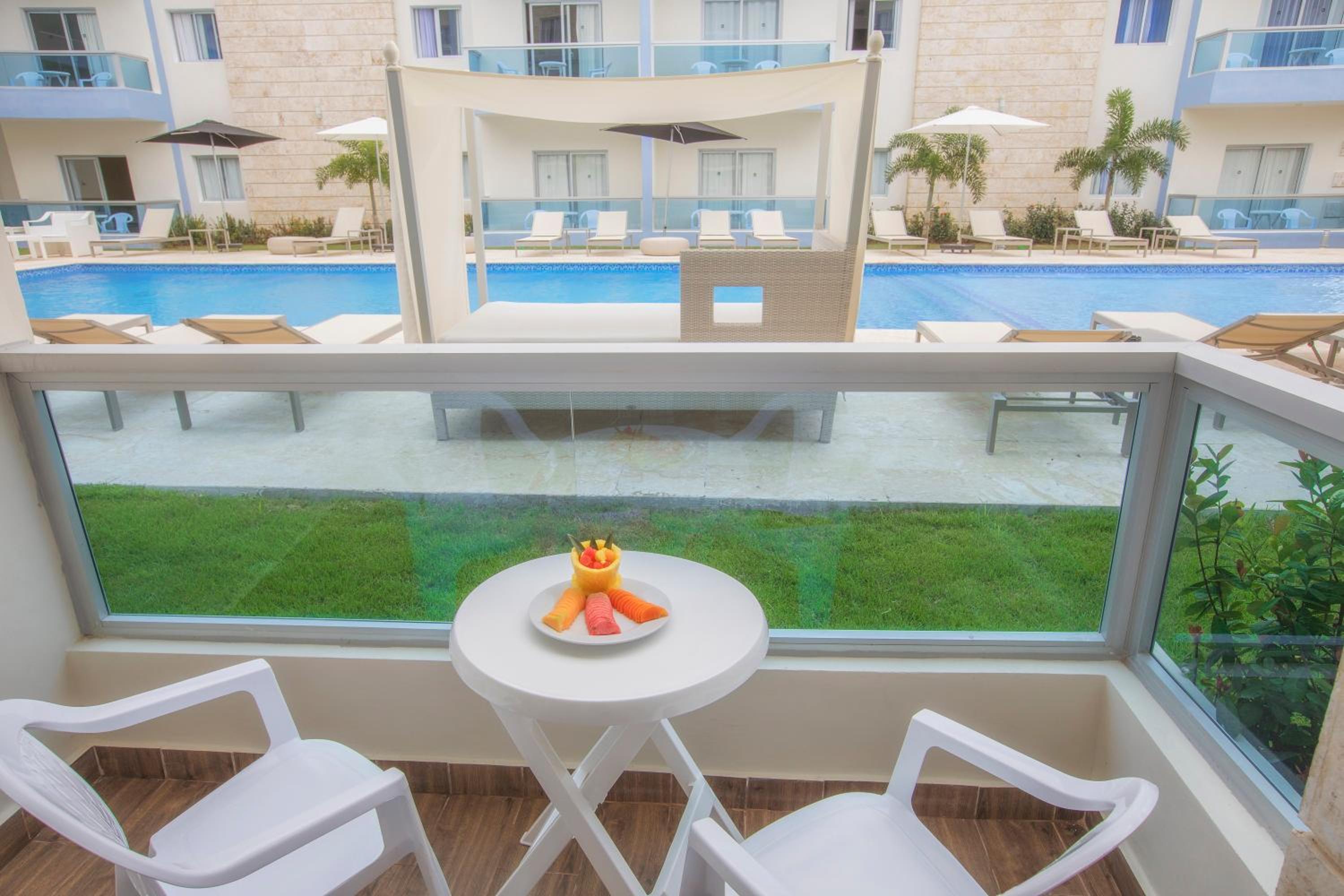 Studio with Pool View