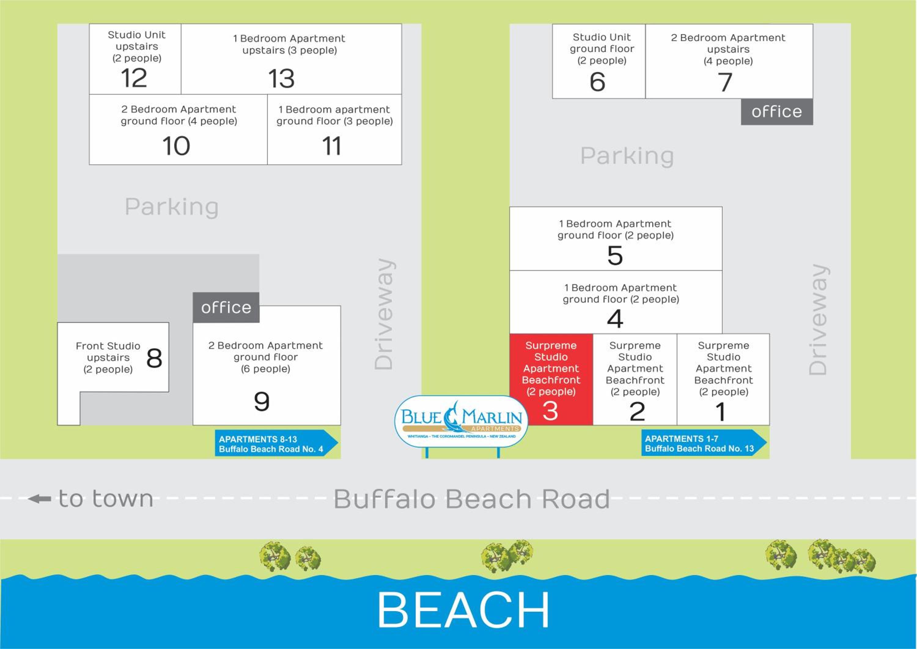 Large Studio Apartment - Beachfront - 3 photo 2