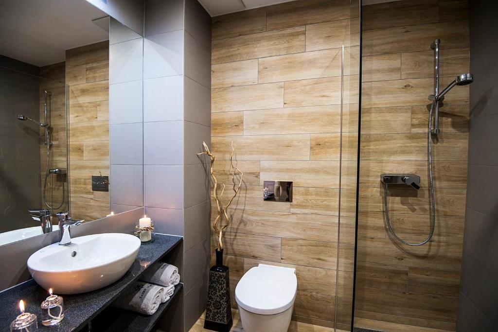 One-Bedroom Comfort Apartment with Fireplace, air conditioning and Balcony or Terrace - Photo 4