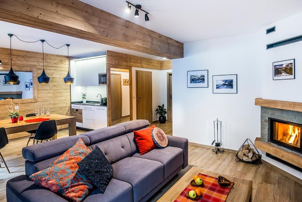 One-Bedroom Comfort Apartment with Fireplace, air conditioning and Balcony or Terrace - Photo 13