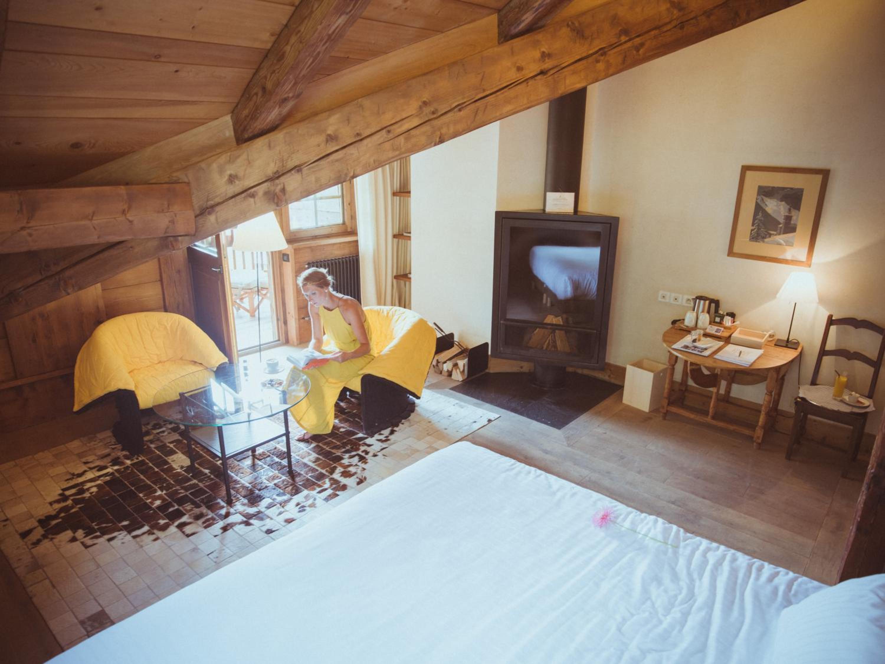 Prestige Double or Twin Room with Fireplace - La Ferme photo 2