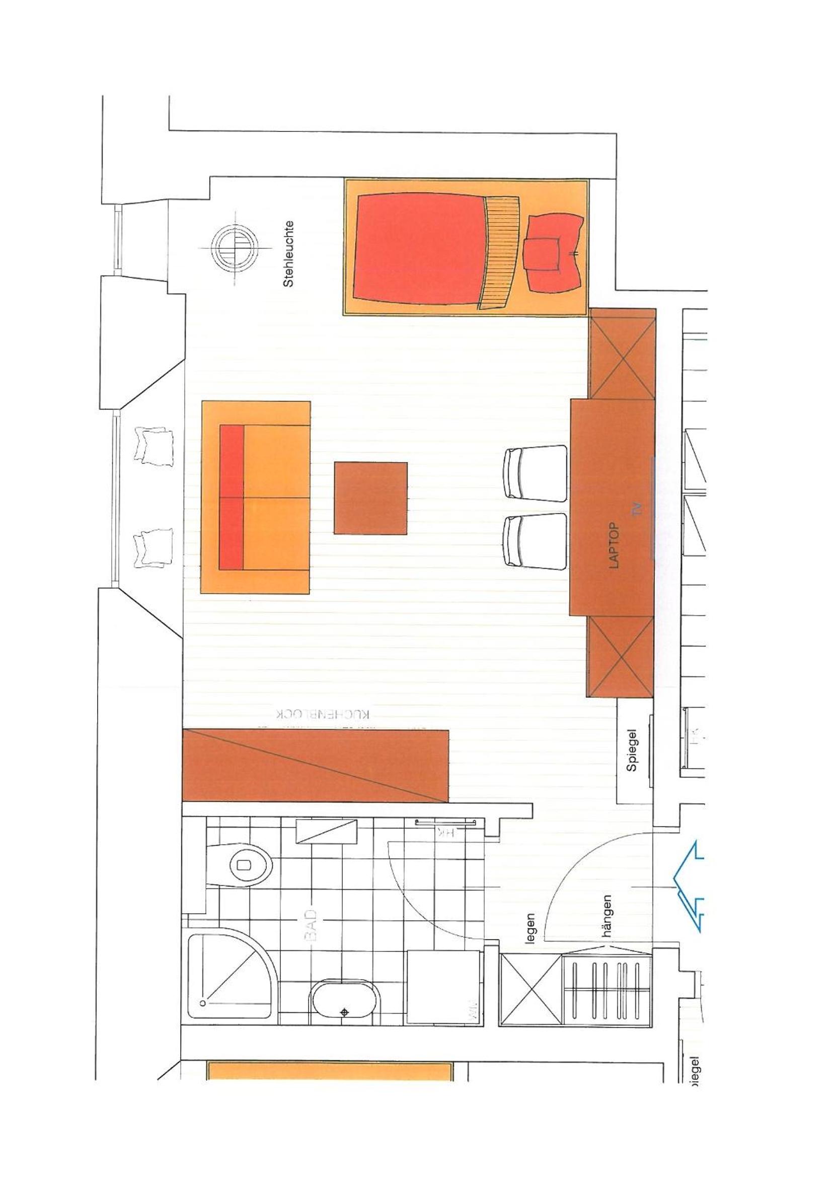Studio Apartment (120x200 Bed) photo 2