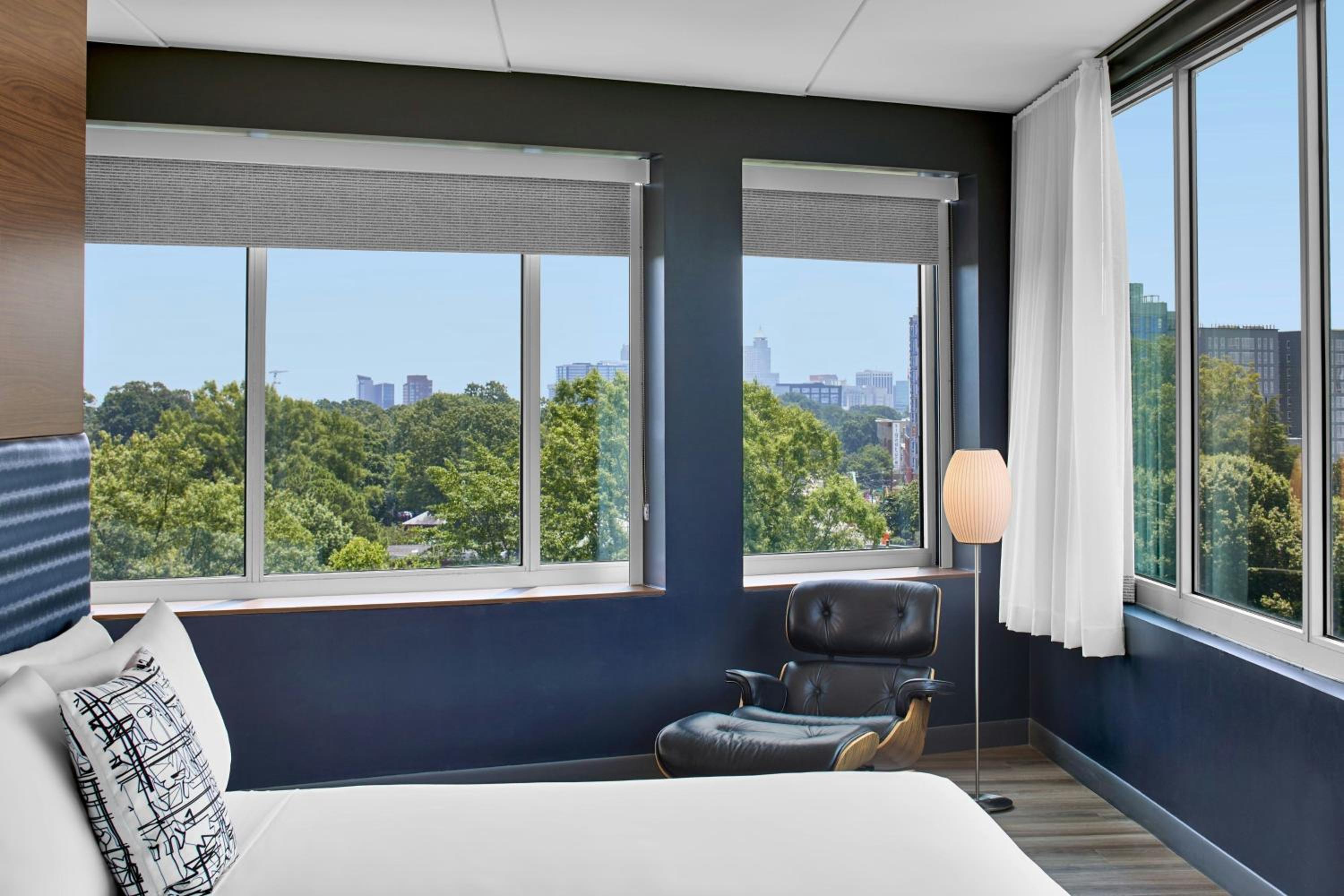 One-Bedroom King Suite with Campus View, City View and Sofa Bed
