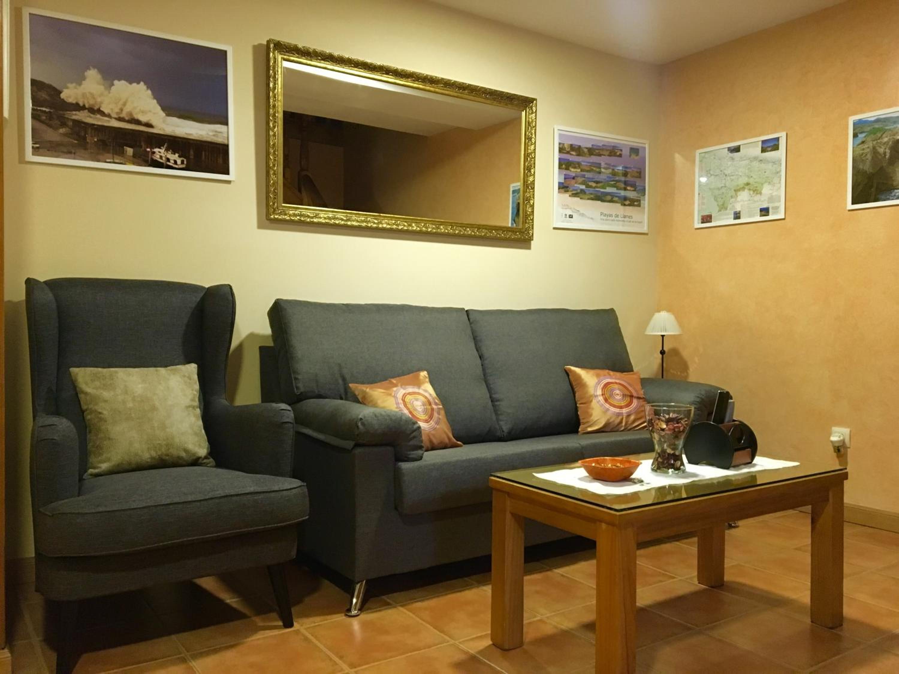 Apartamento con vista al jardín