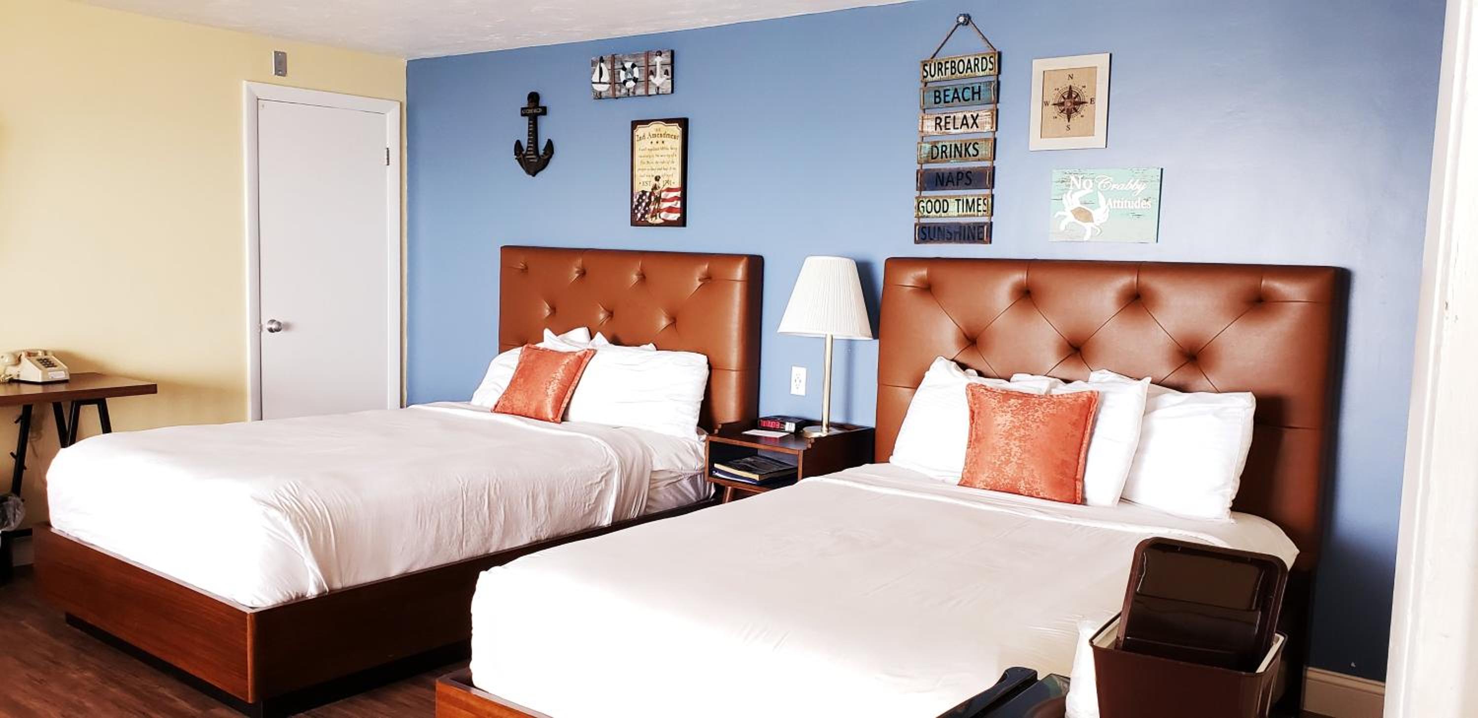 Double Room with Two Double Beds - Street View