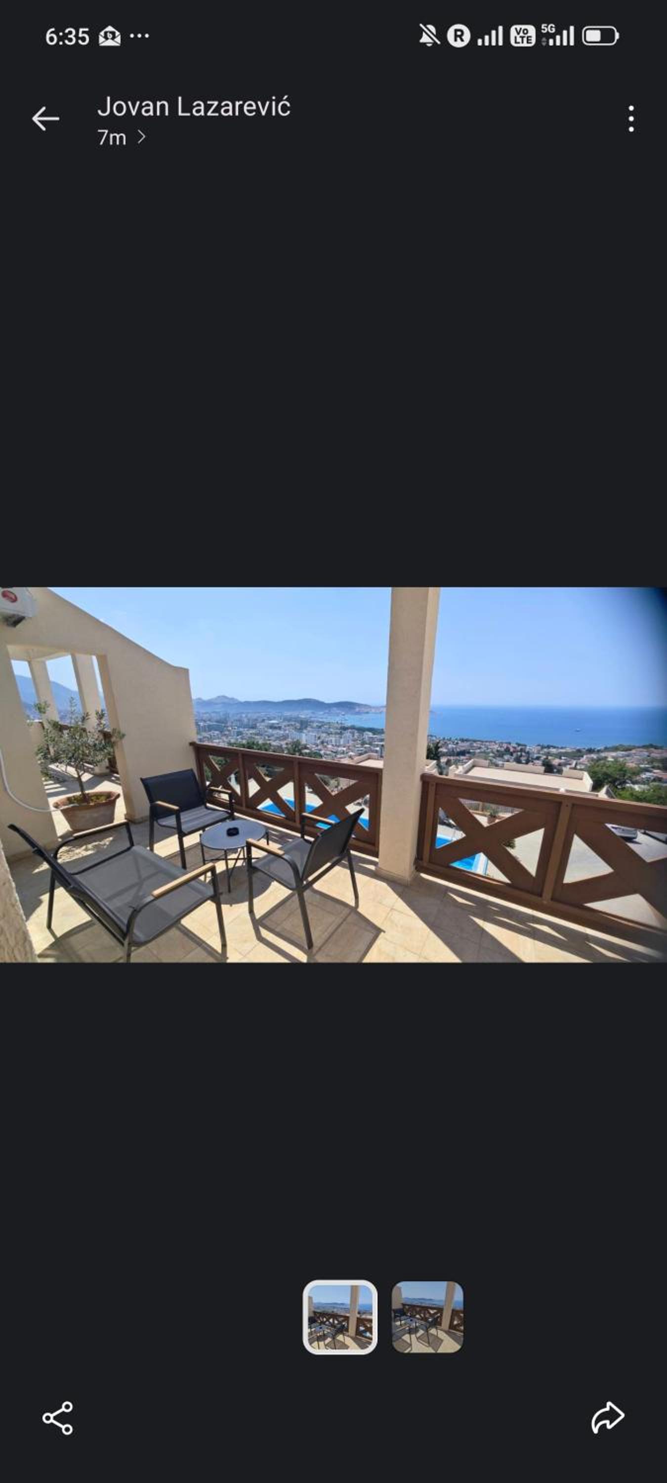 Two-Bedroom Apartment with Balcony and Sea View