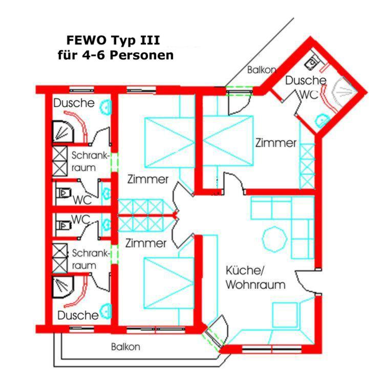 Three-Bedroom Apartment photo 3