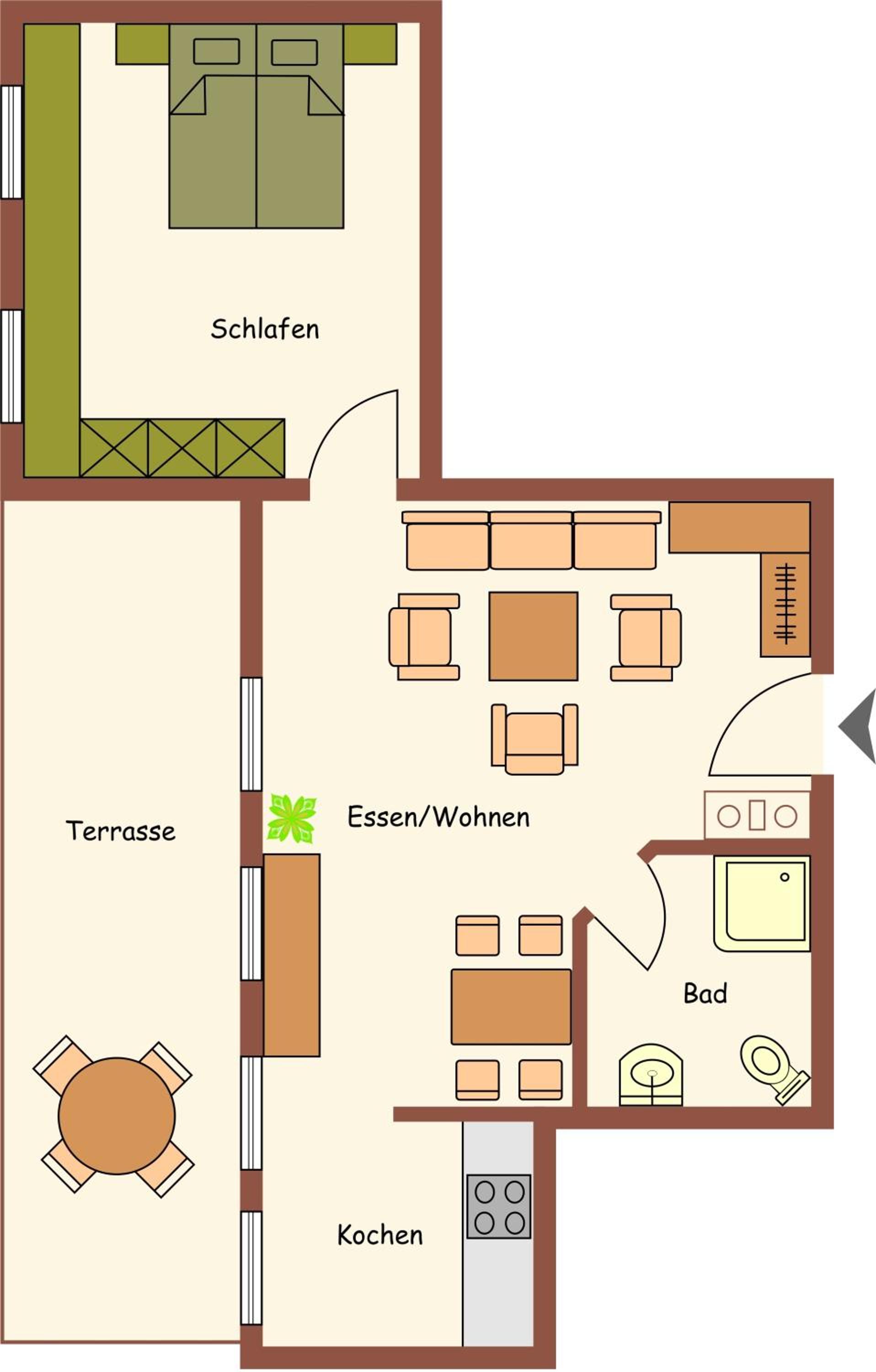 One-Bedroom Apartment photo 2