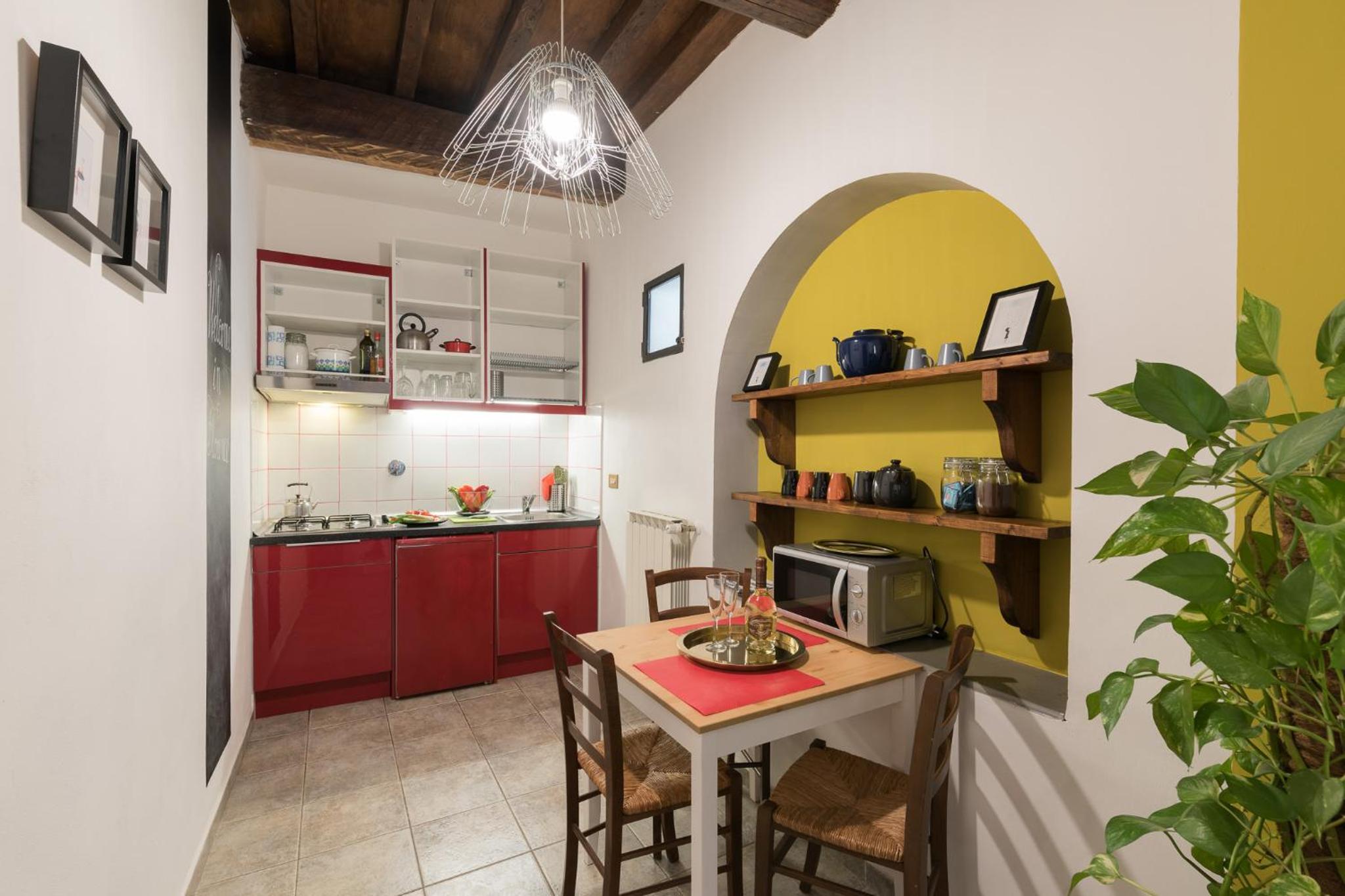 One-Bedroom Apartment with Garden View