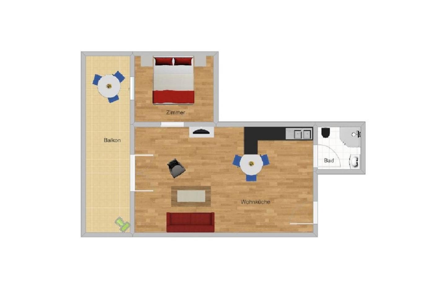 Apartment with Balcony - Photo 13