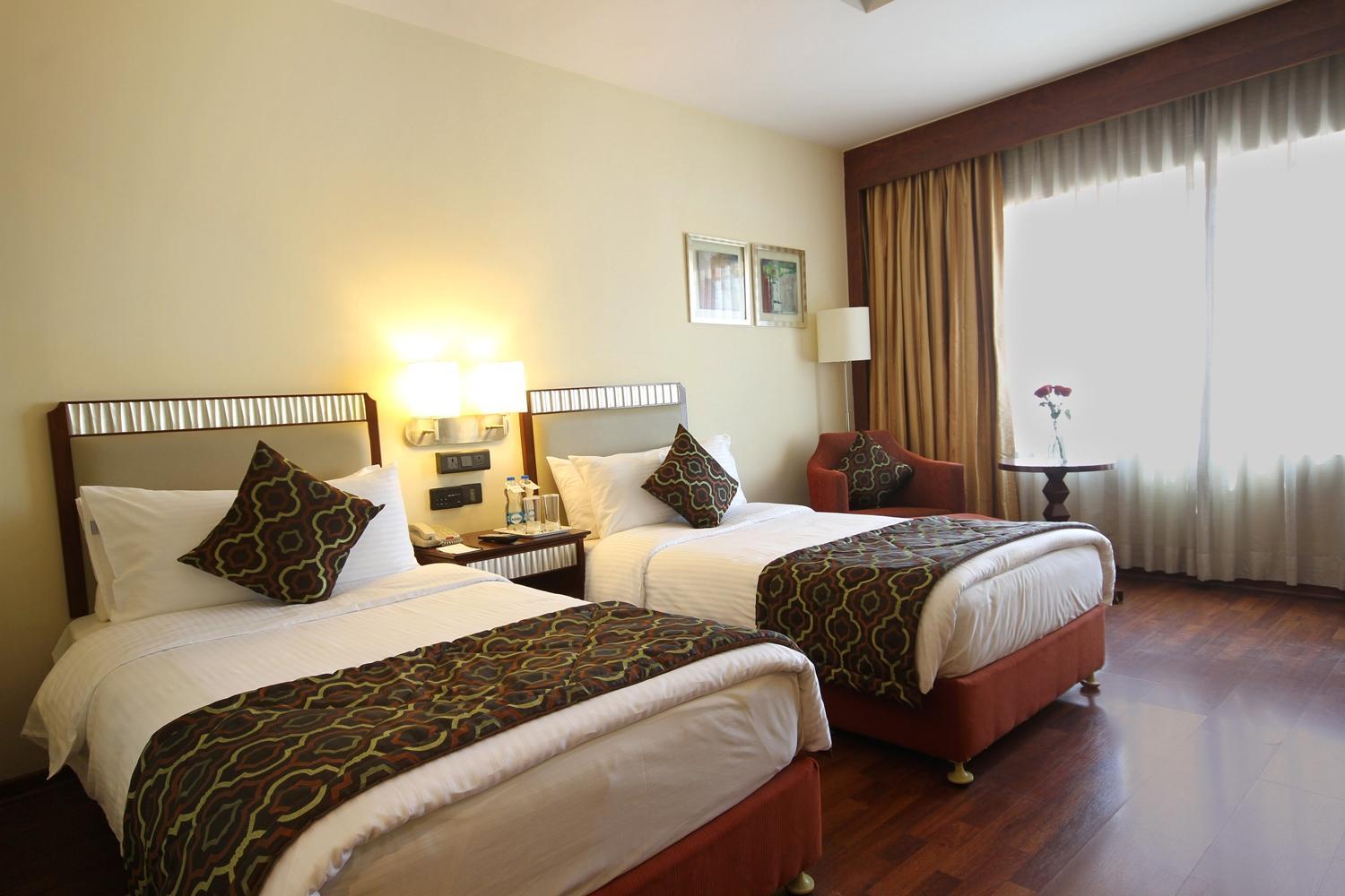Deluxe Twin Room with 15% Discount on Food and Soft Beverages,Spa(with Prior reservation) and Laundry,Complimentary Happy Hours with 1+1 offer(available from 6:00 PM till 8:00 PM )