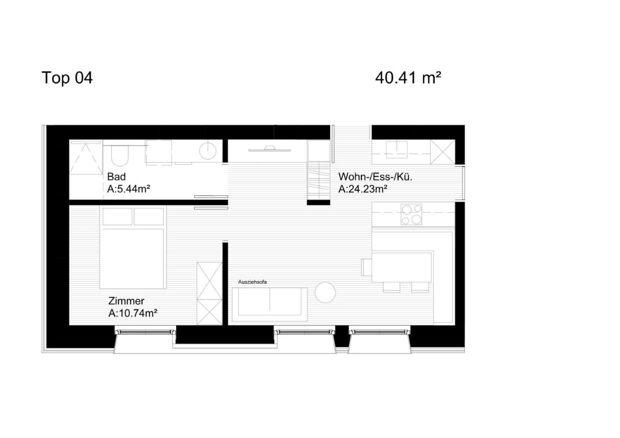 One-Bedroom Apartment - Typ 1 - Photo 3