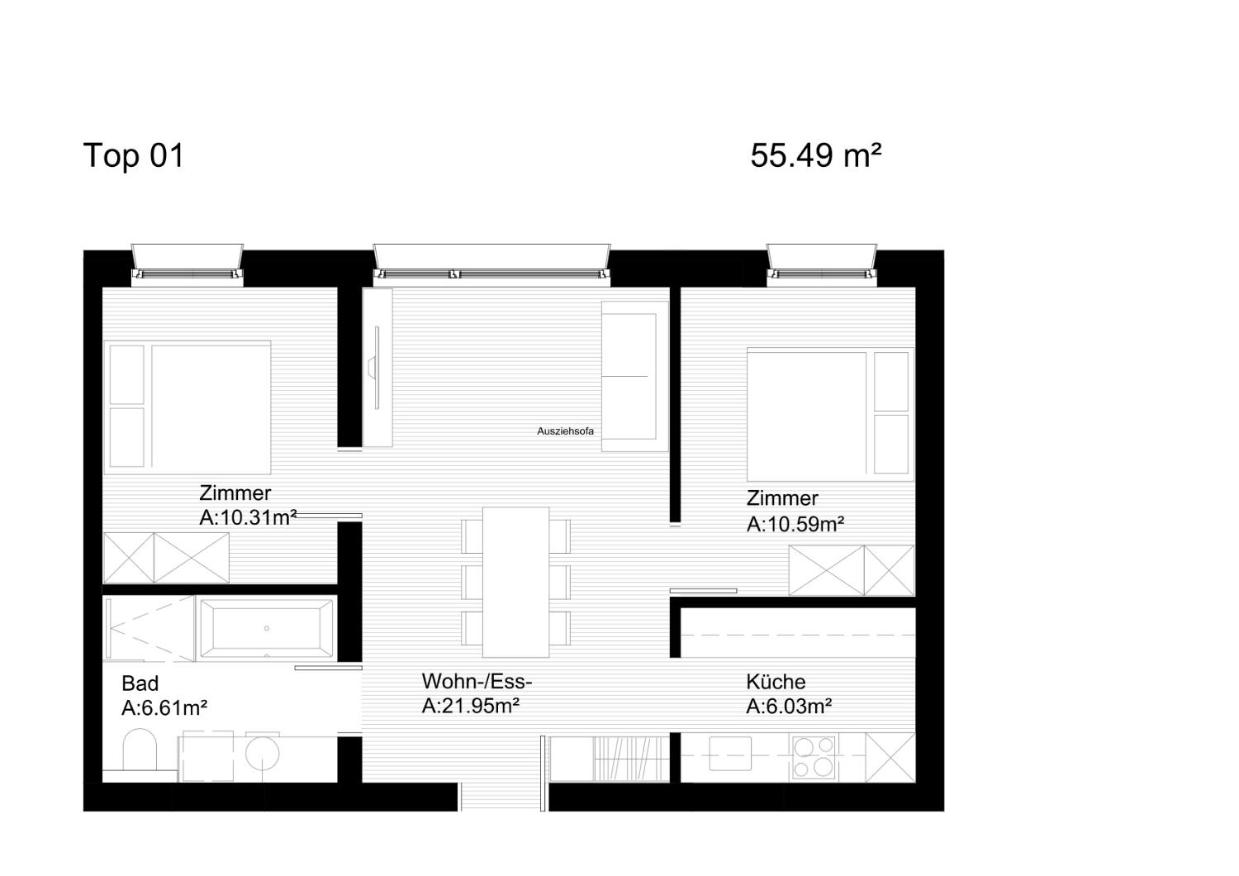 Two-Bedroom Apartment - Typ 5 - Photo 5