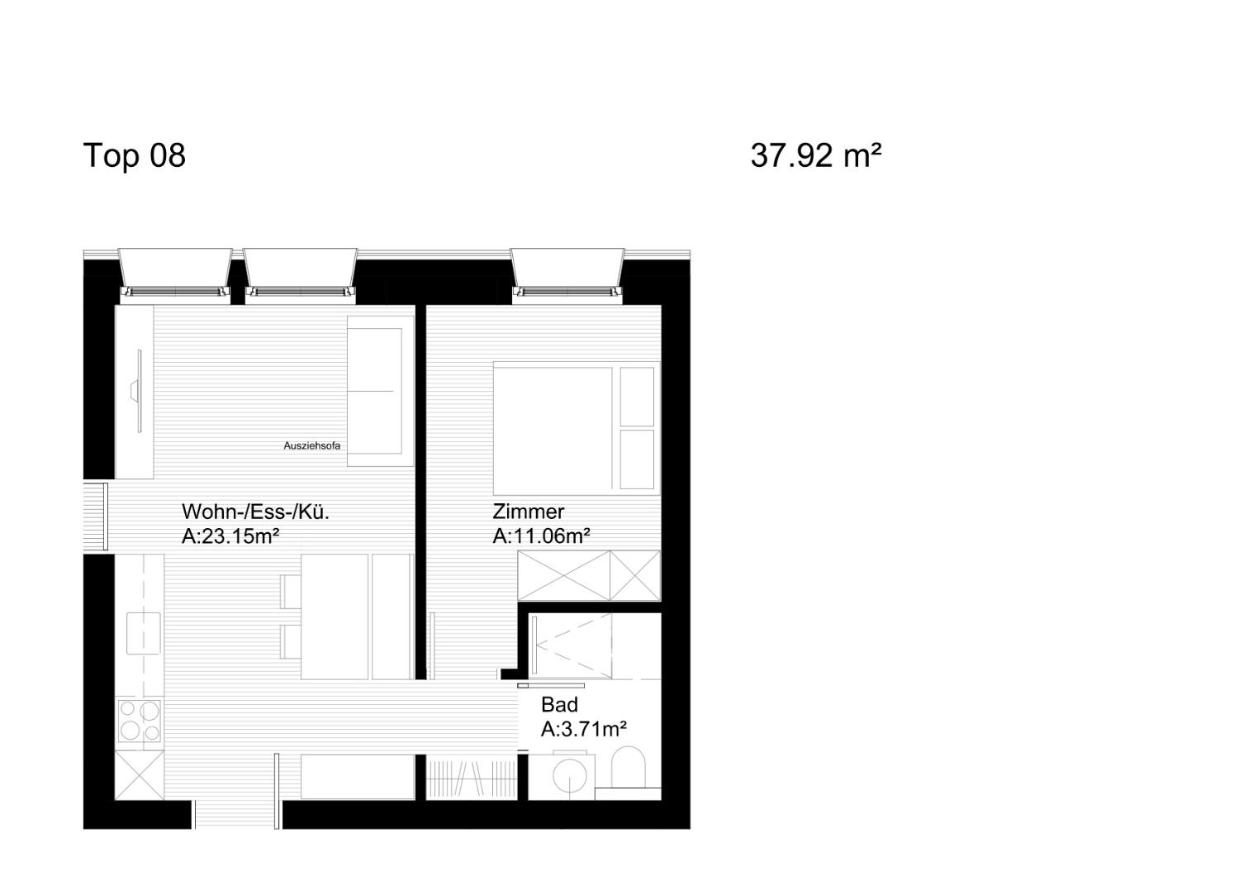 One-Bedroom Apartment - Typ 7 - Photo 5