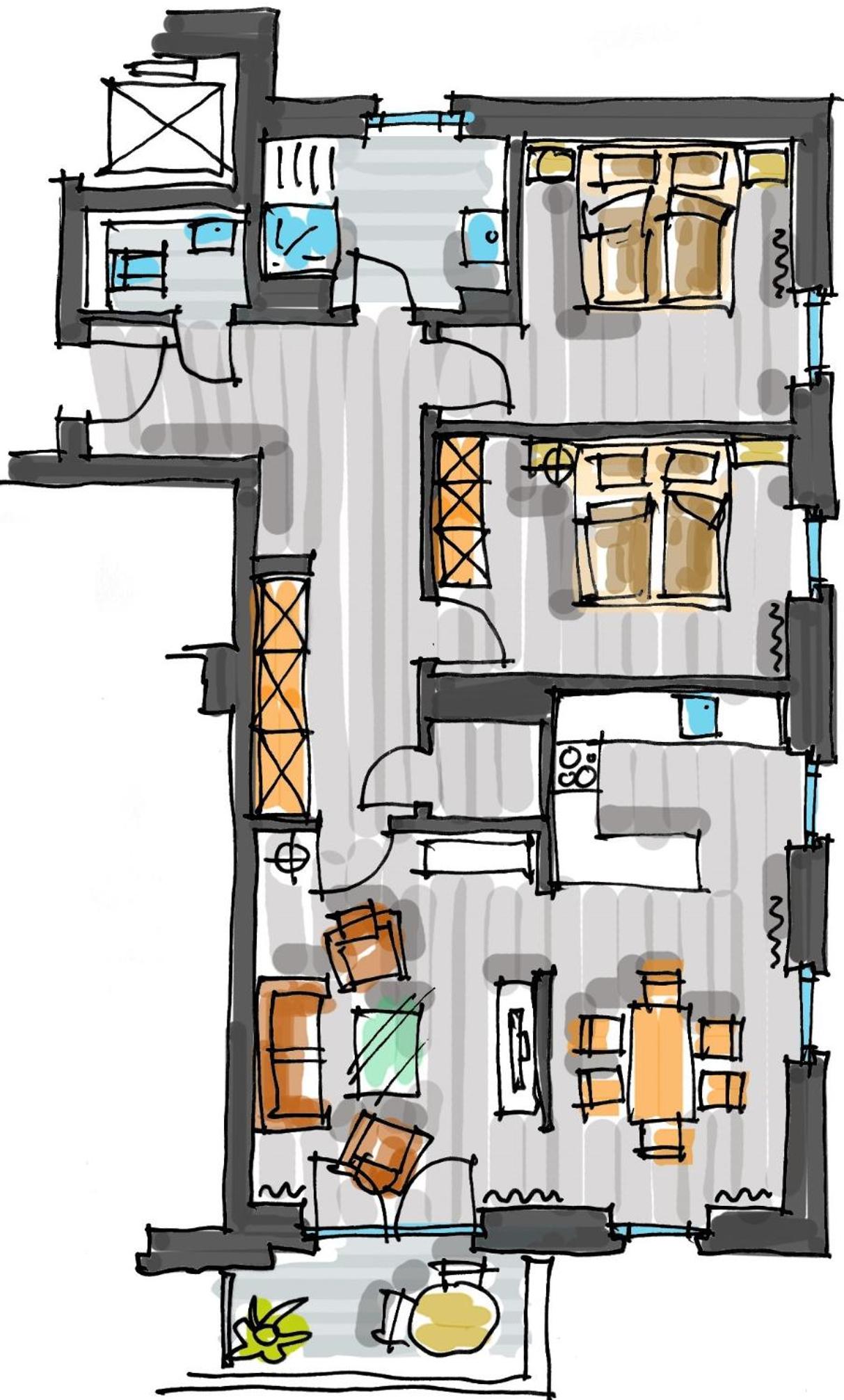 3 Raum Ferienwohnung ohne Meerblick photo 2