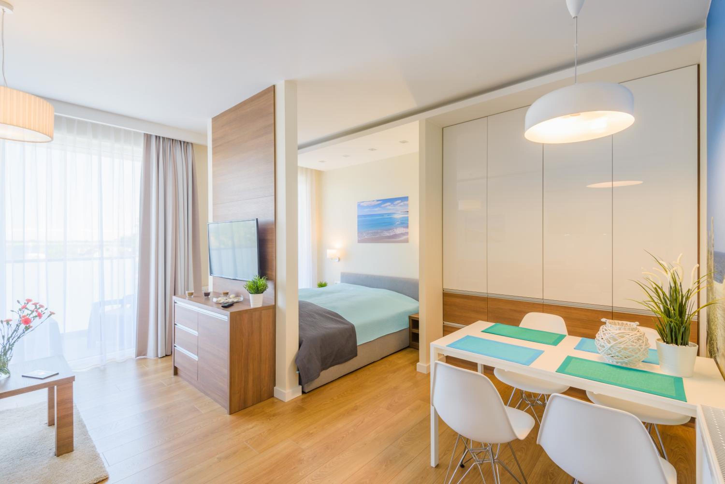 Apartment with bedroom alcove photo 1