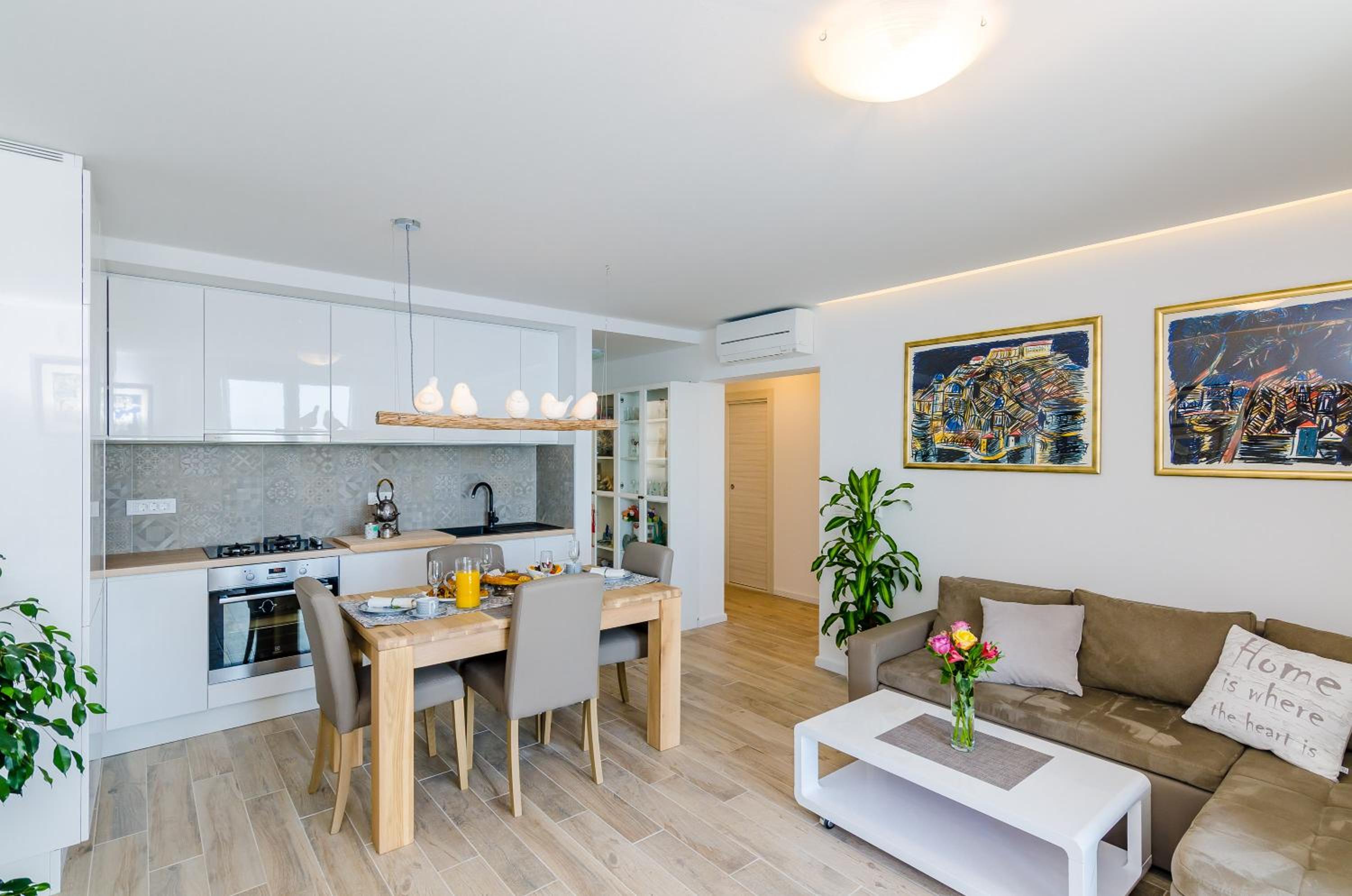 Two-Bedroom Apartment with Balcony and Sea View