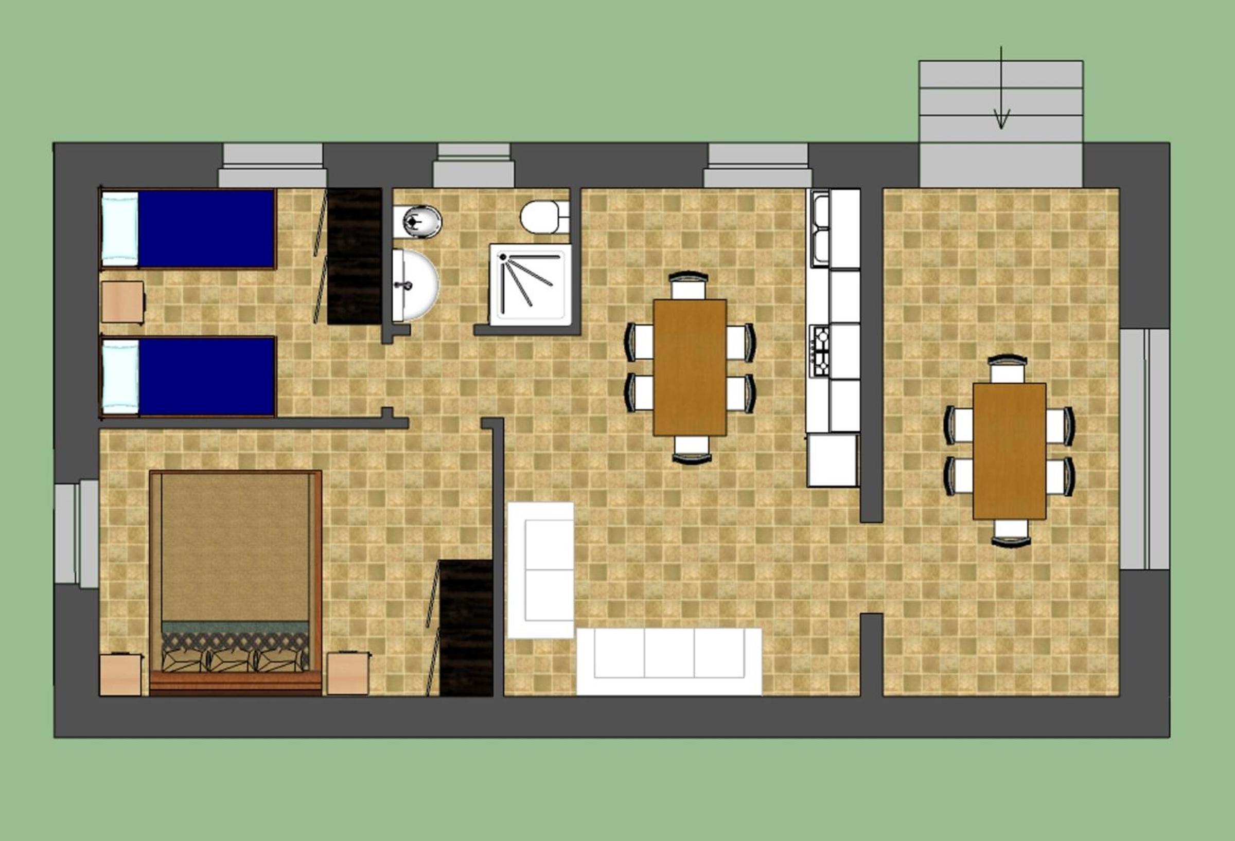 Two-Bedroom Apartment (4 Adults + 2 Children) - Photo 6