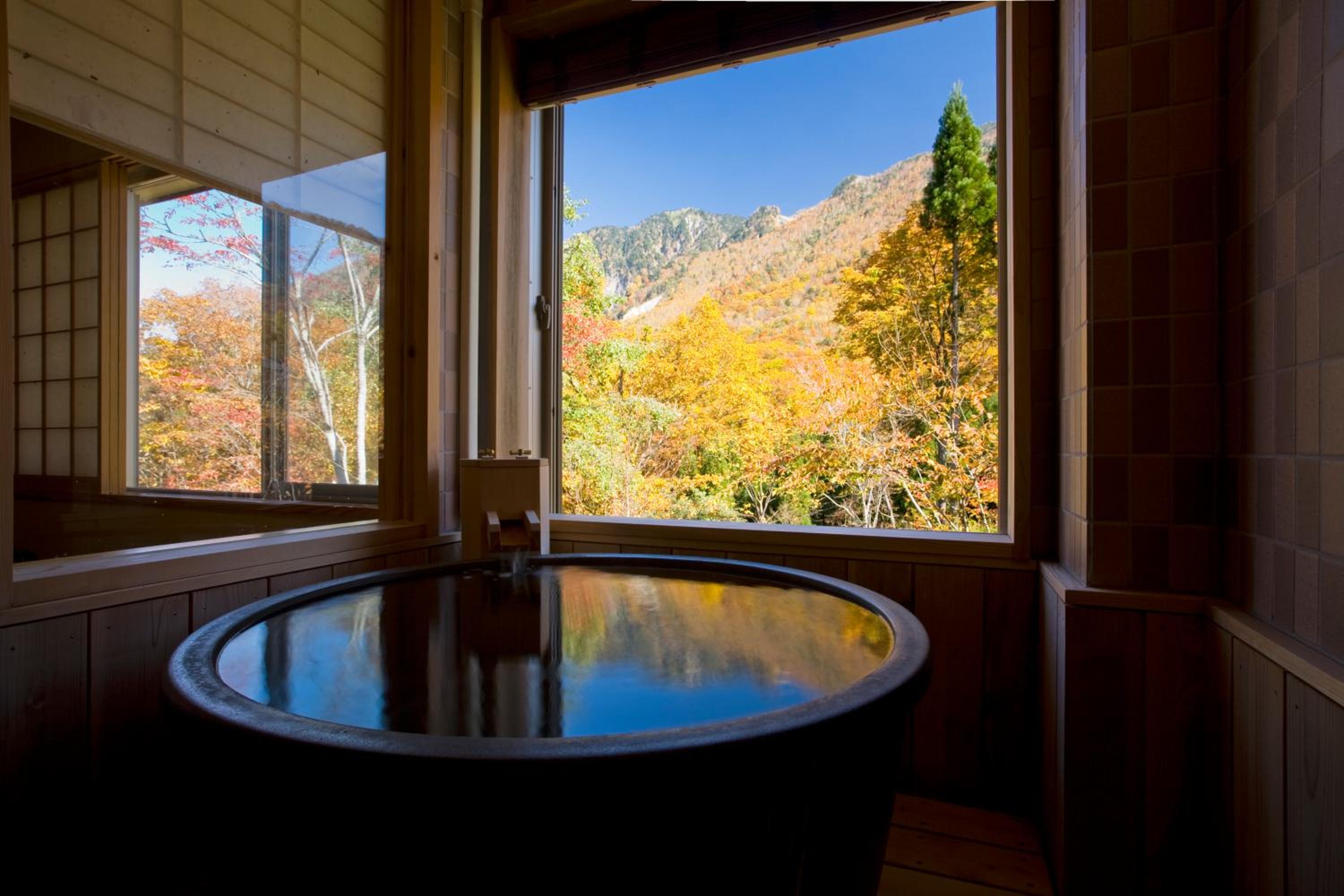 Renovated Japanese-Western Style Room with Hot Spring Private Bath 45 sqm