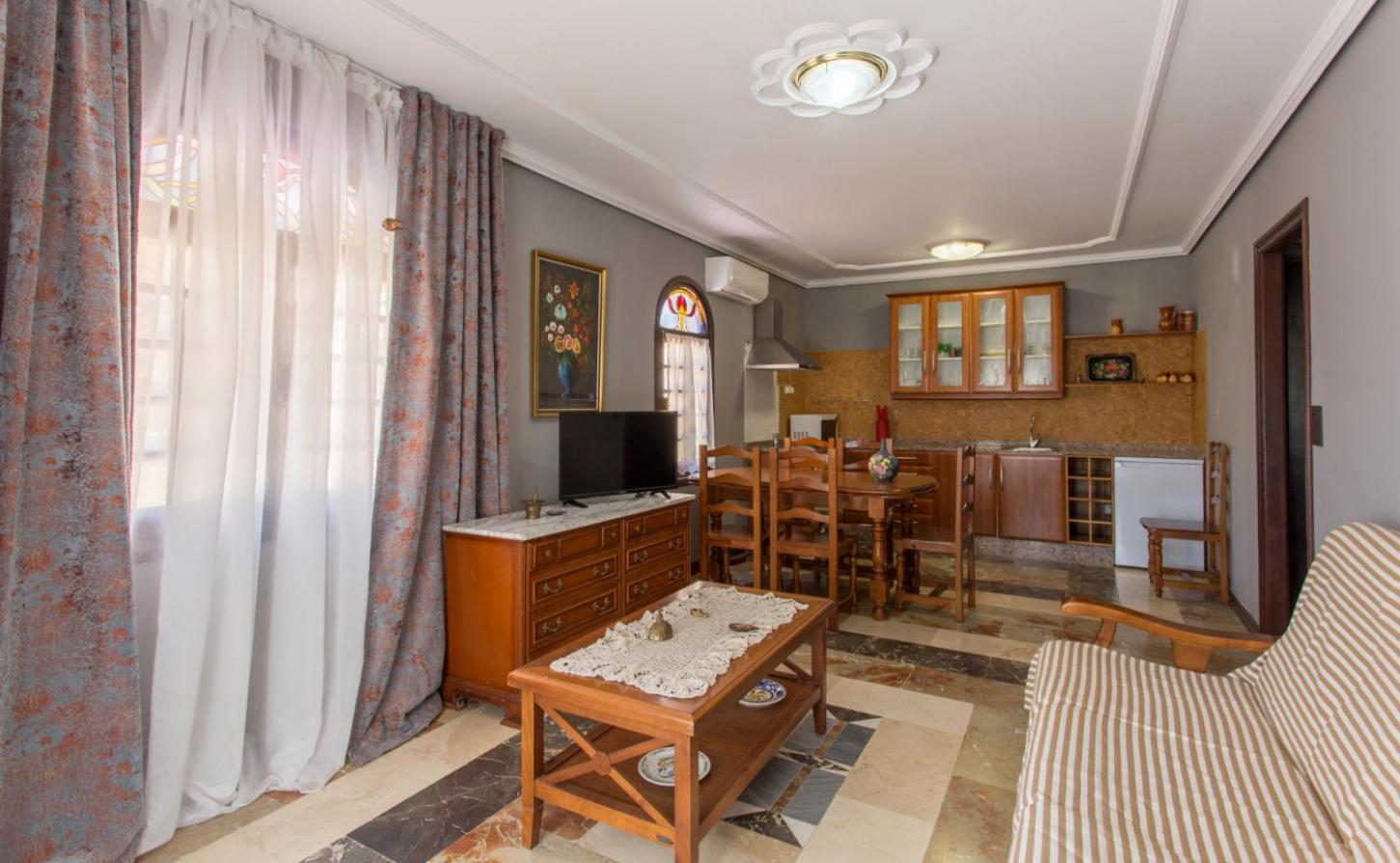 Apartamento con vista al jardín