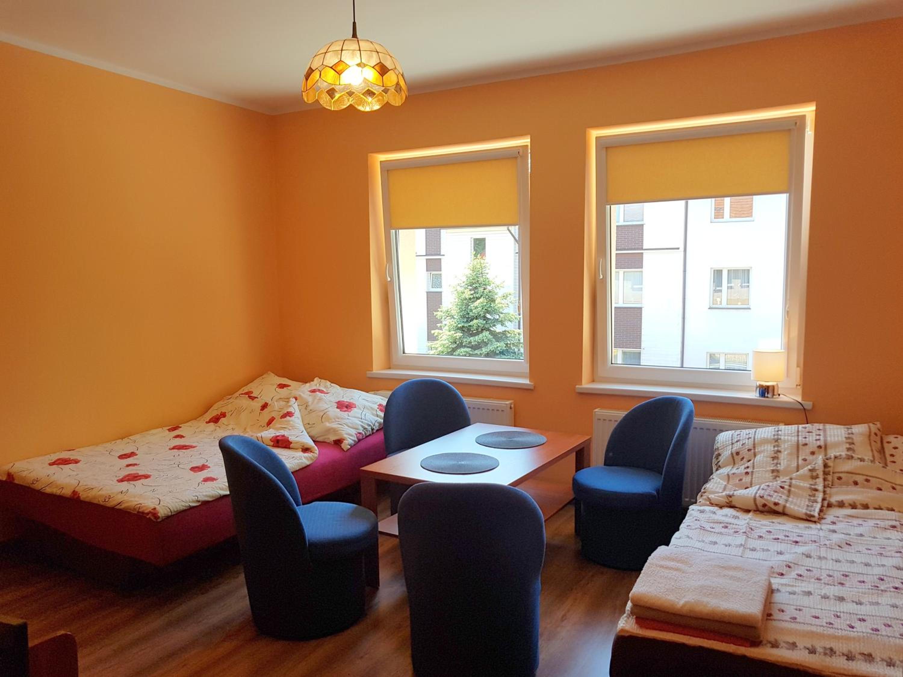 Family Room with Shared Bathroom