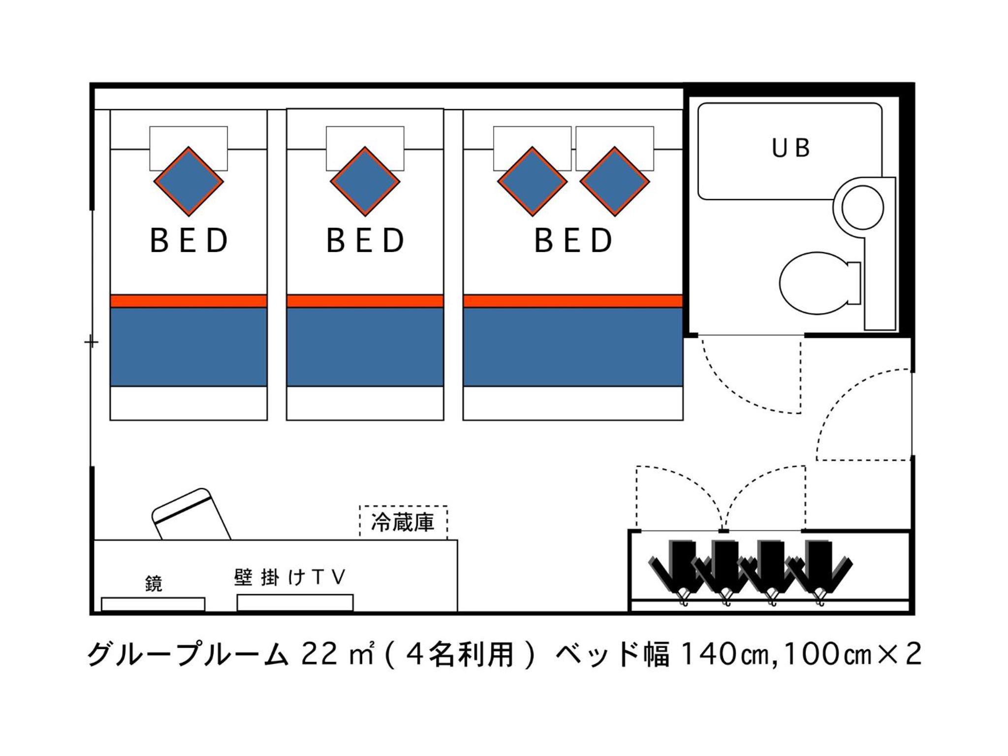 Quadruple Room - Non-Smoking photo 3