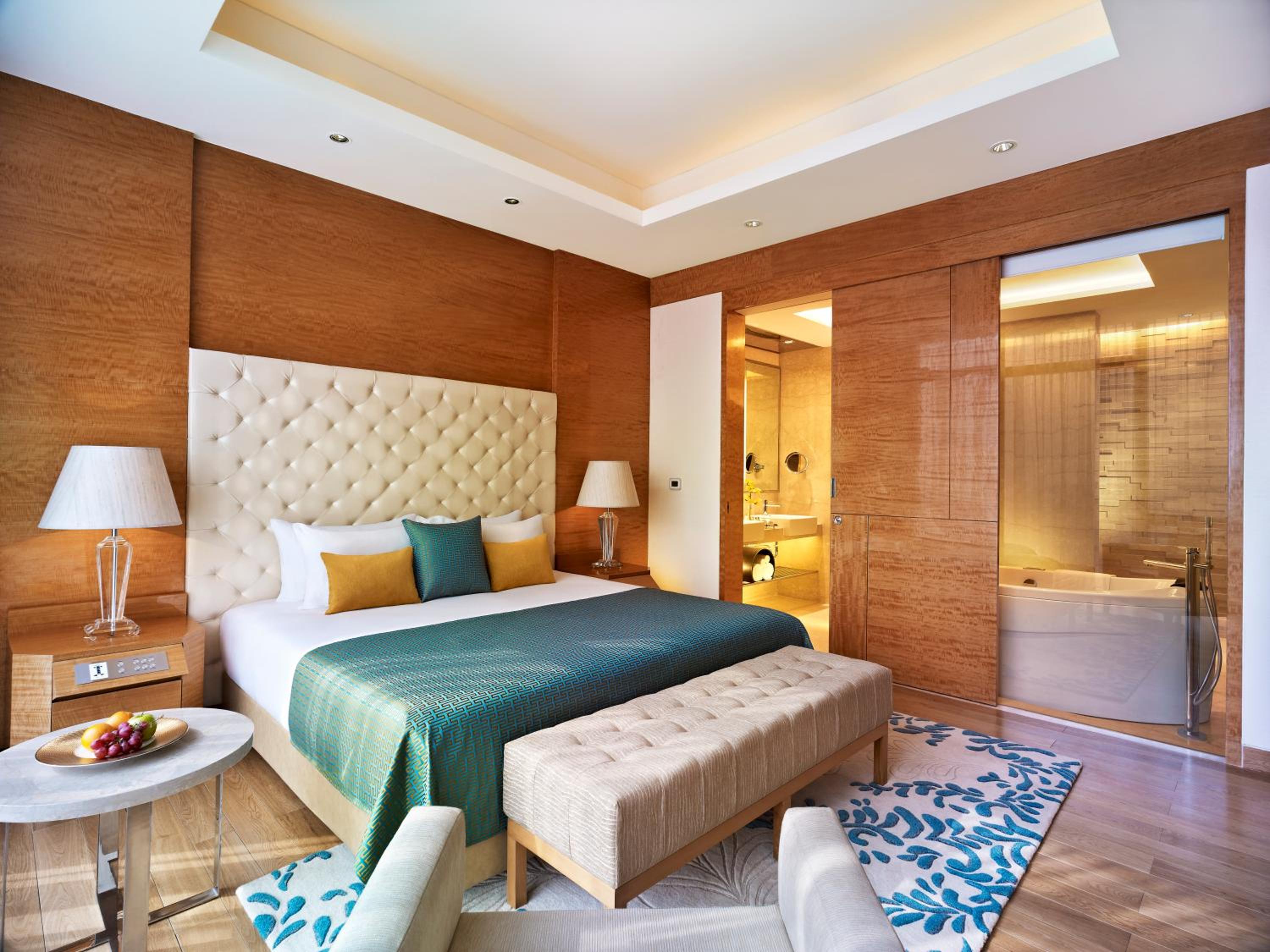 Luxury Suite with One way Airport Transfer, Butler service on request.02 Pcs of Ironing per day,20 % disc on FNSB,SPA & transportation, Cocktail Hours @ Club Lounge from 18:00 hrs to 20:00 hrs, 2 hours of boardroom usage per stay subject to availability Luxury Suite with One way Airport Transfer, Butler service on request.02 Pcs of Ironing per day,20 % disc on FNSB,SPA & transportation, Cocktail Hours @ Club Lounge from 18:00 hrs to 20:00 hrs, 2 hours of boardroom usage per stay subject to availability