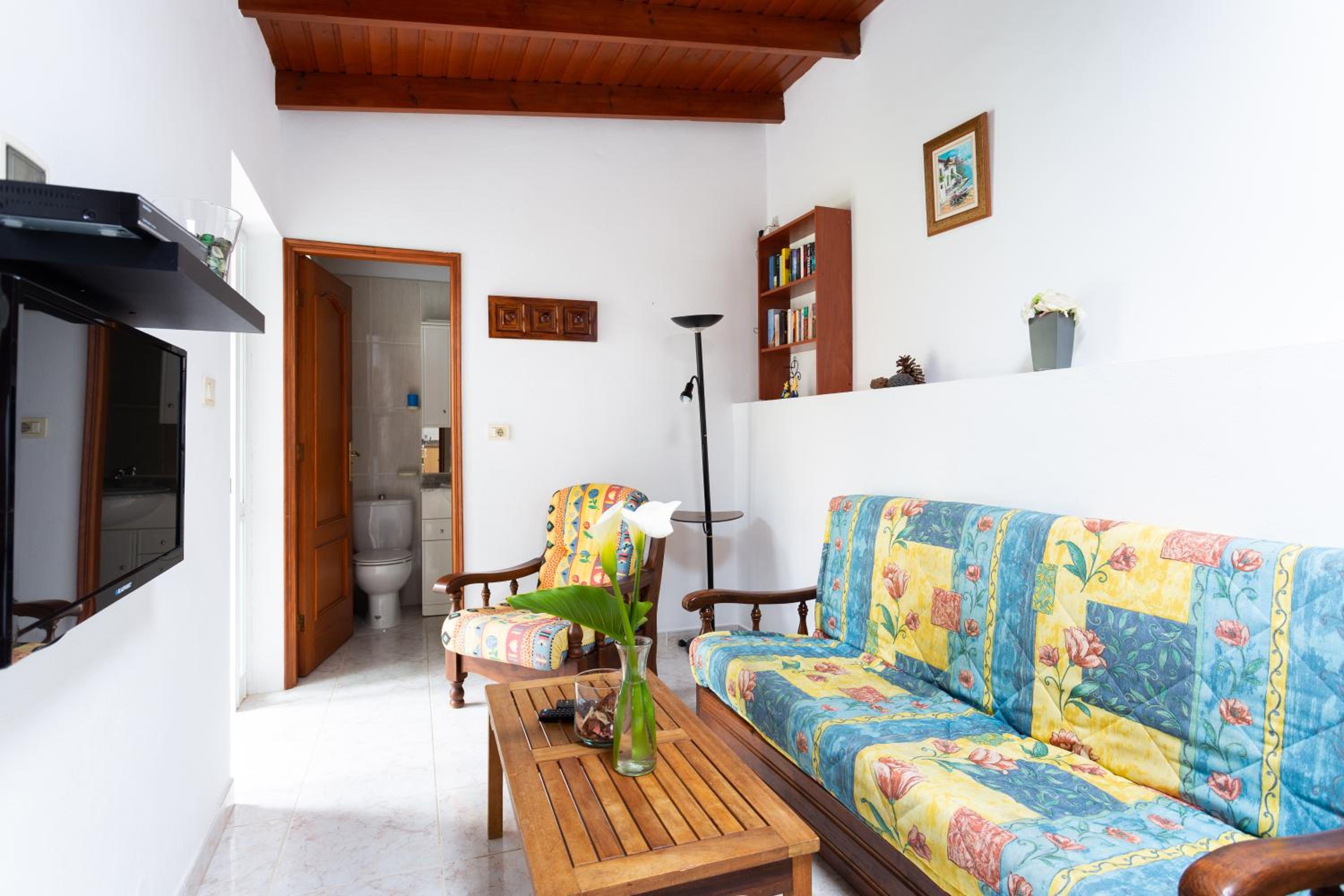 Apartamento con vista al jardín