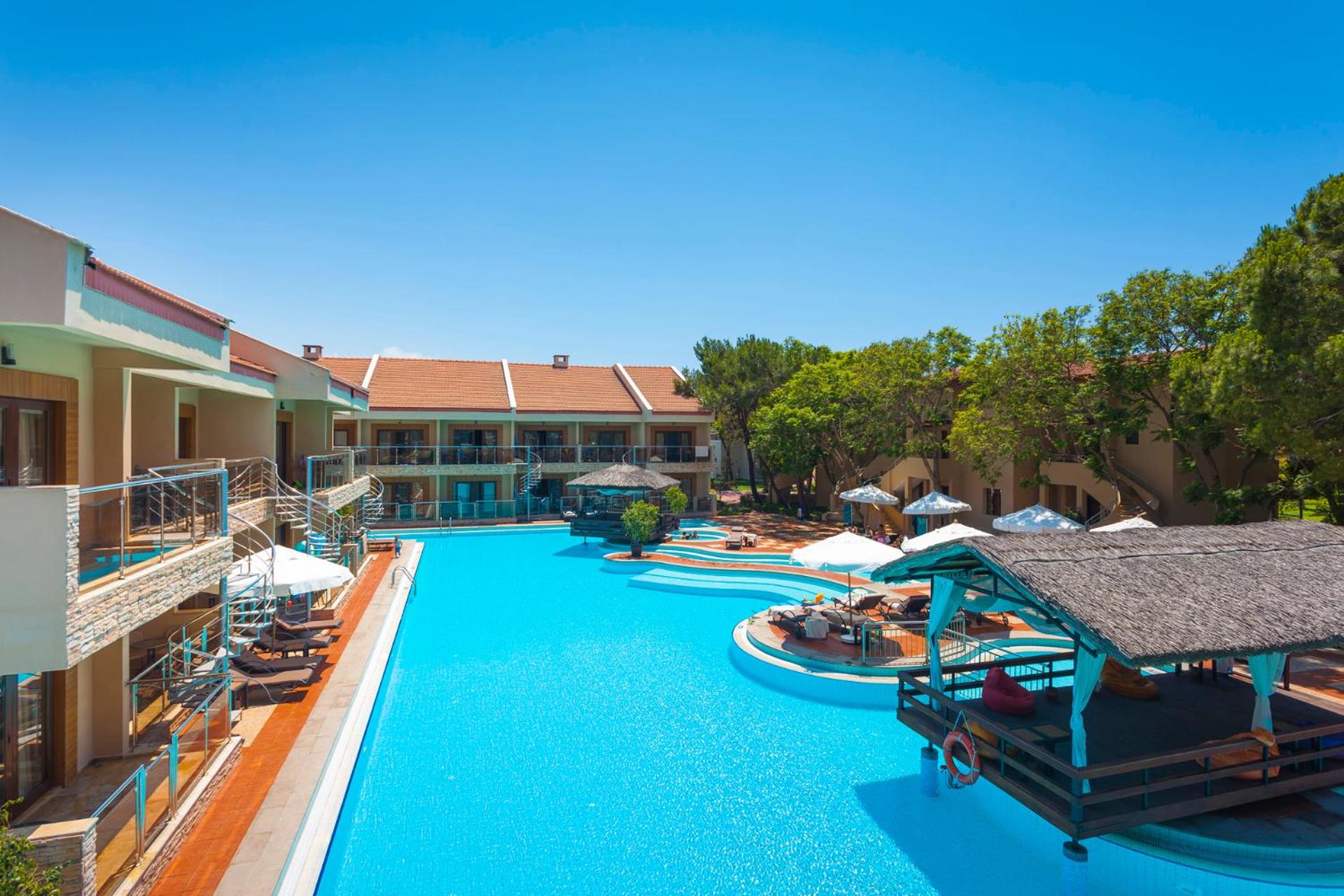 Savor the sun by the stunning poolside!