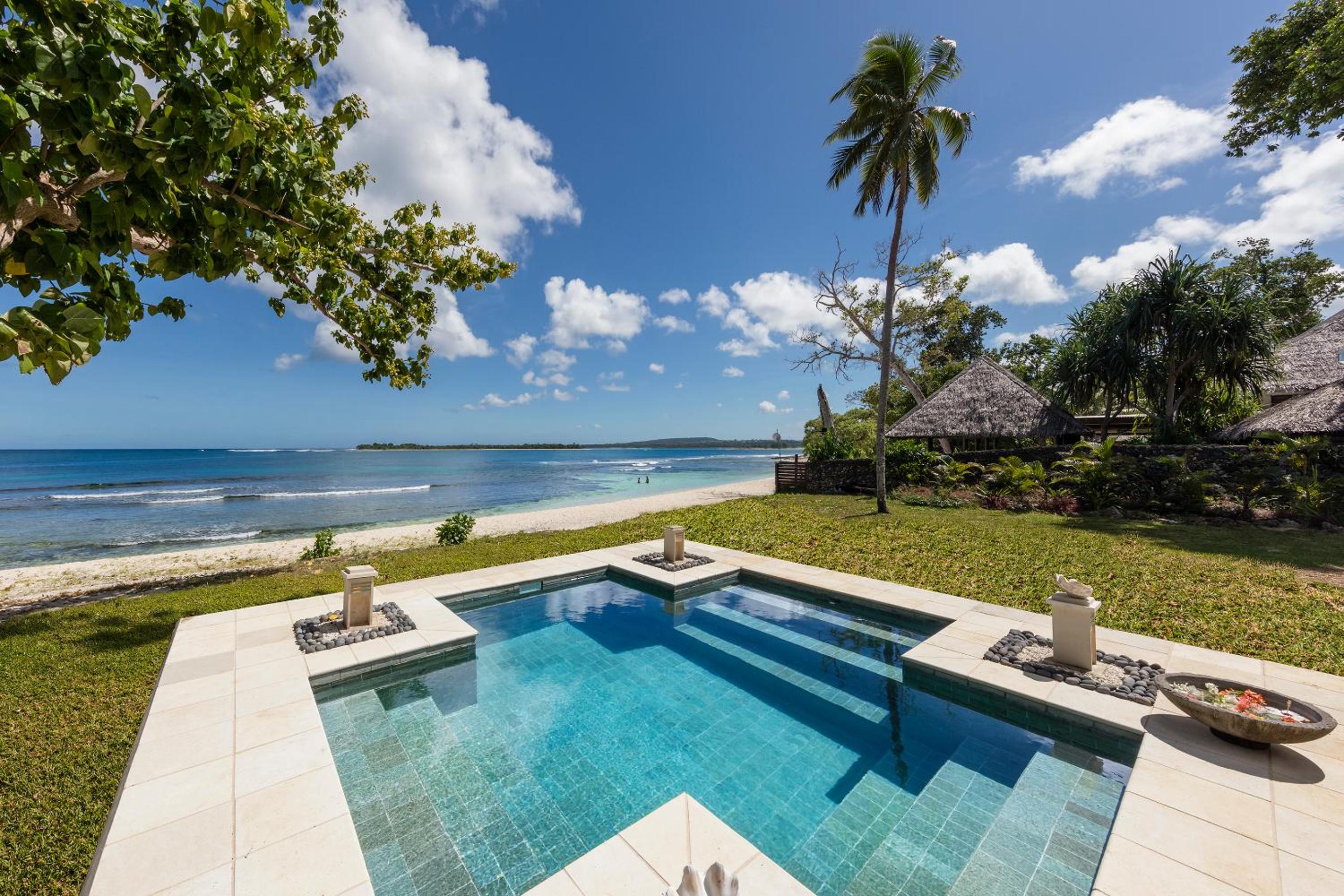 Deluxe Two-Bedroom Beachfront Villa with Plunge Pool