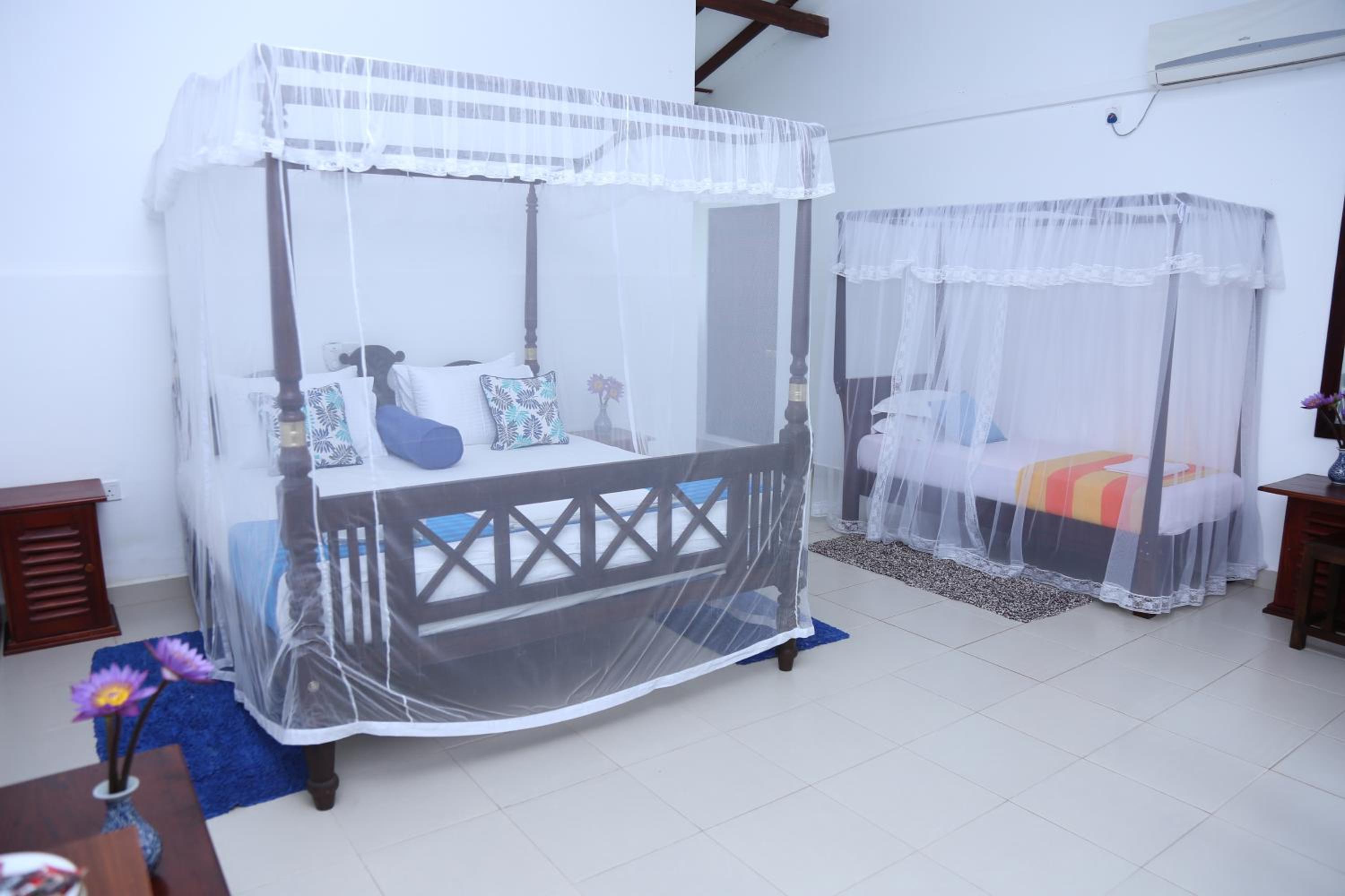 Dreibettzimmer mit Terrasse