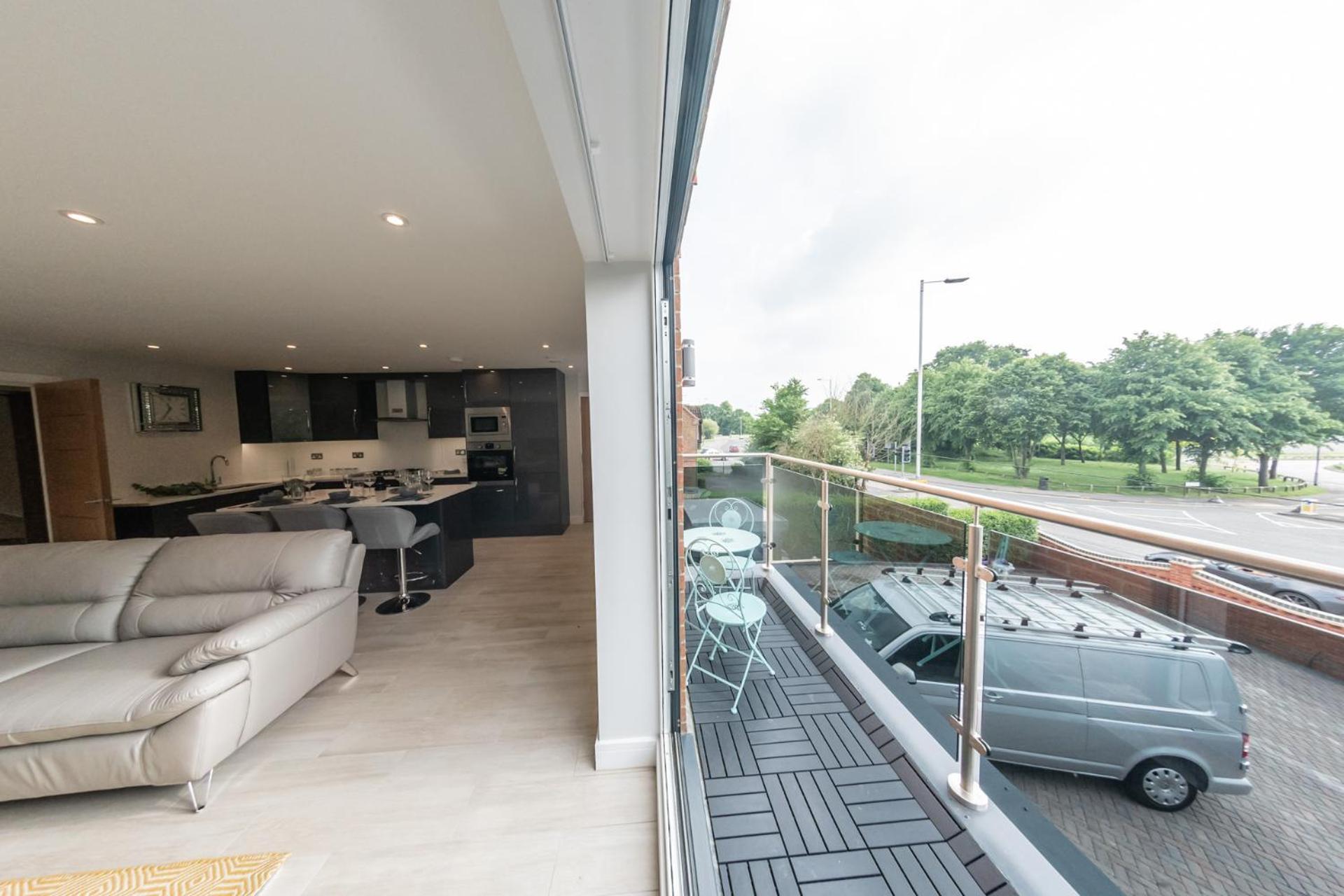 Two-Bedroom Apartment with Balcony