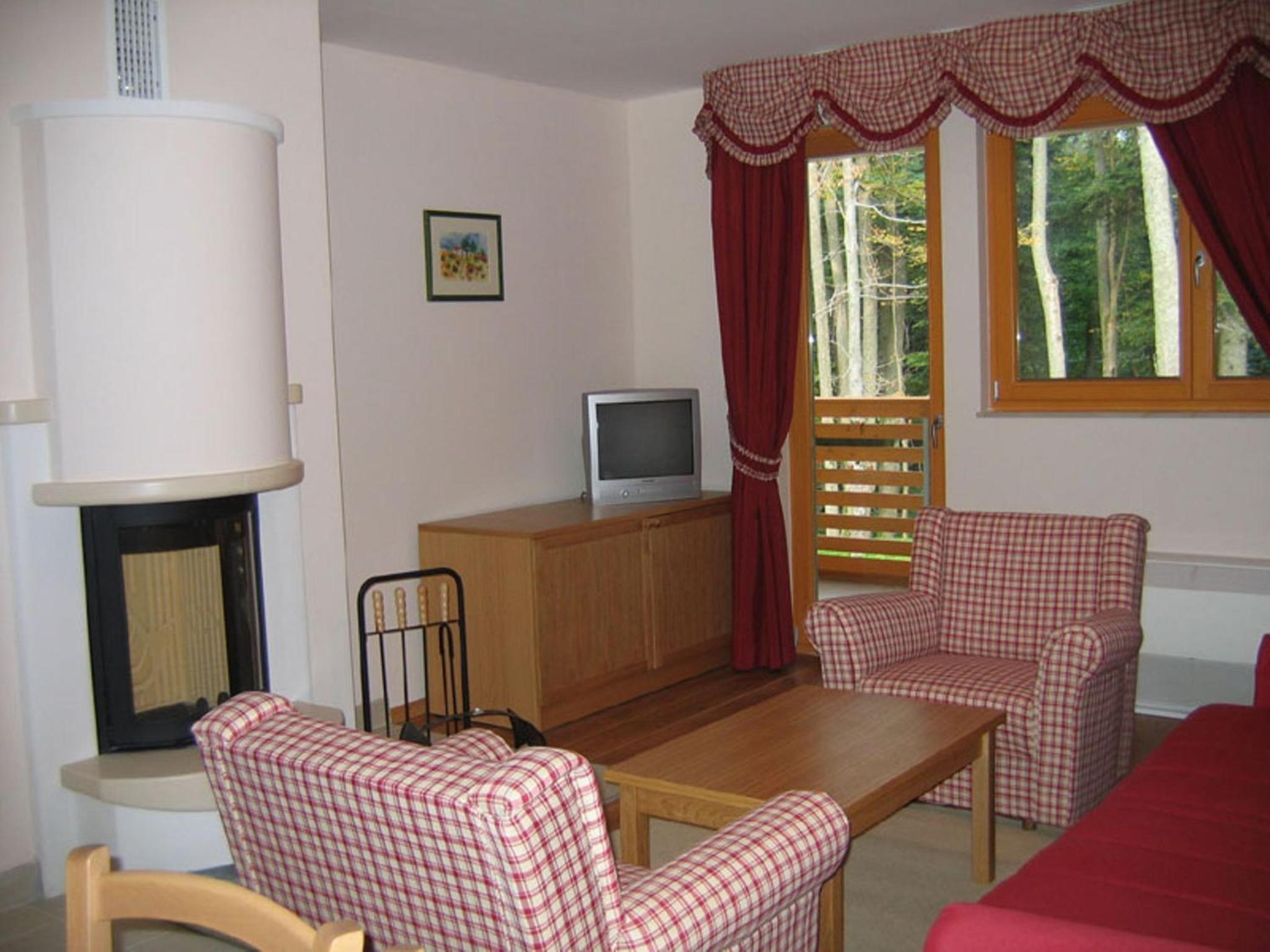 One-Bedroom Apartment with Fireplace and Balcony