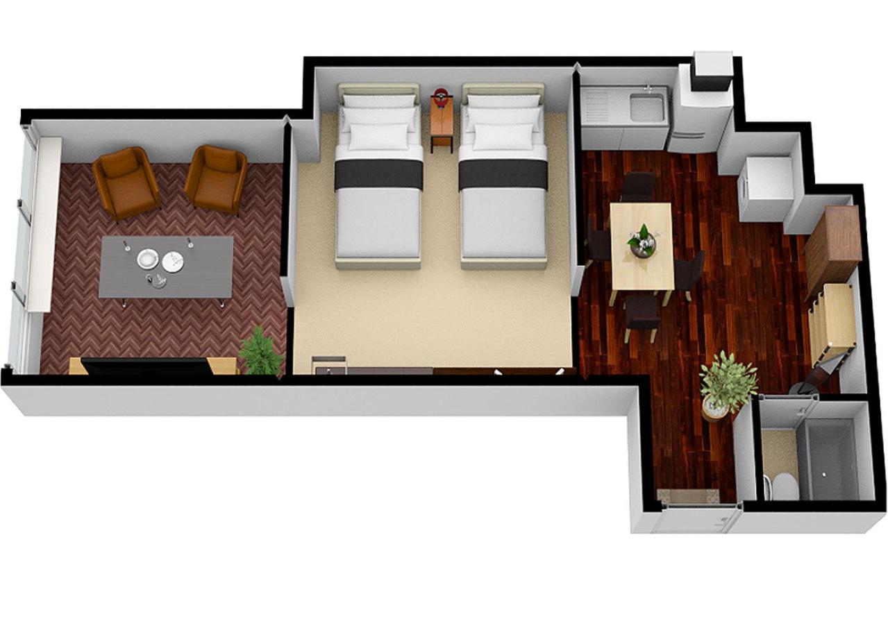 Studio Apartment photo 3