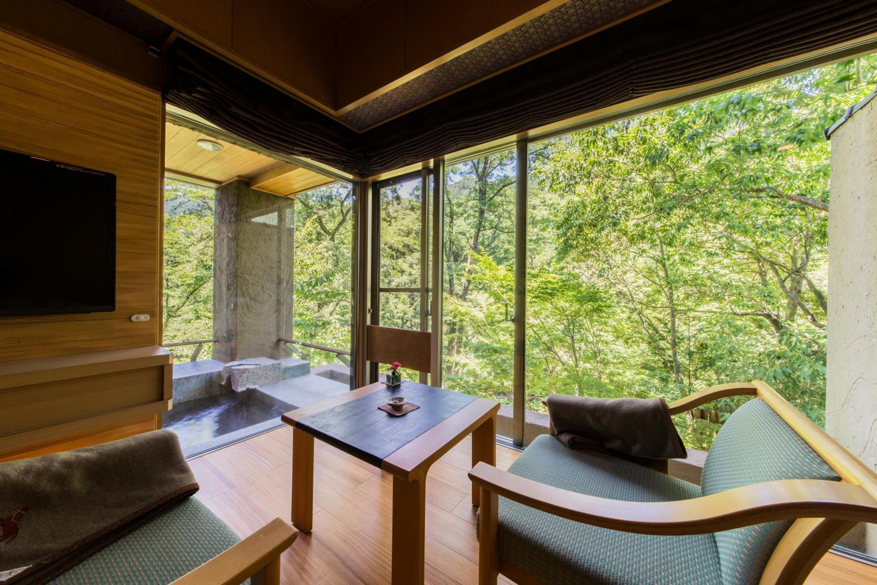 Room with Tatami Area and Open-Air Bath photo 3