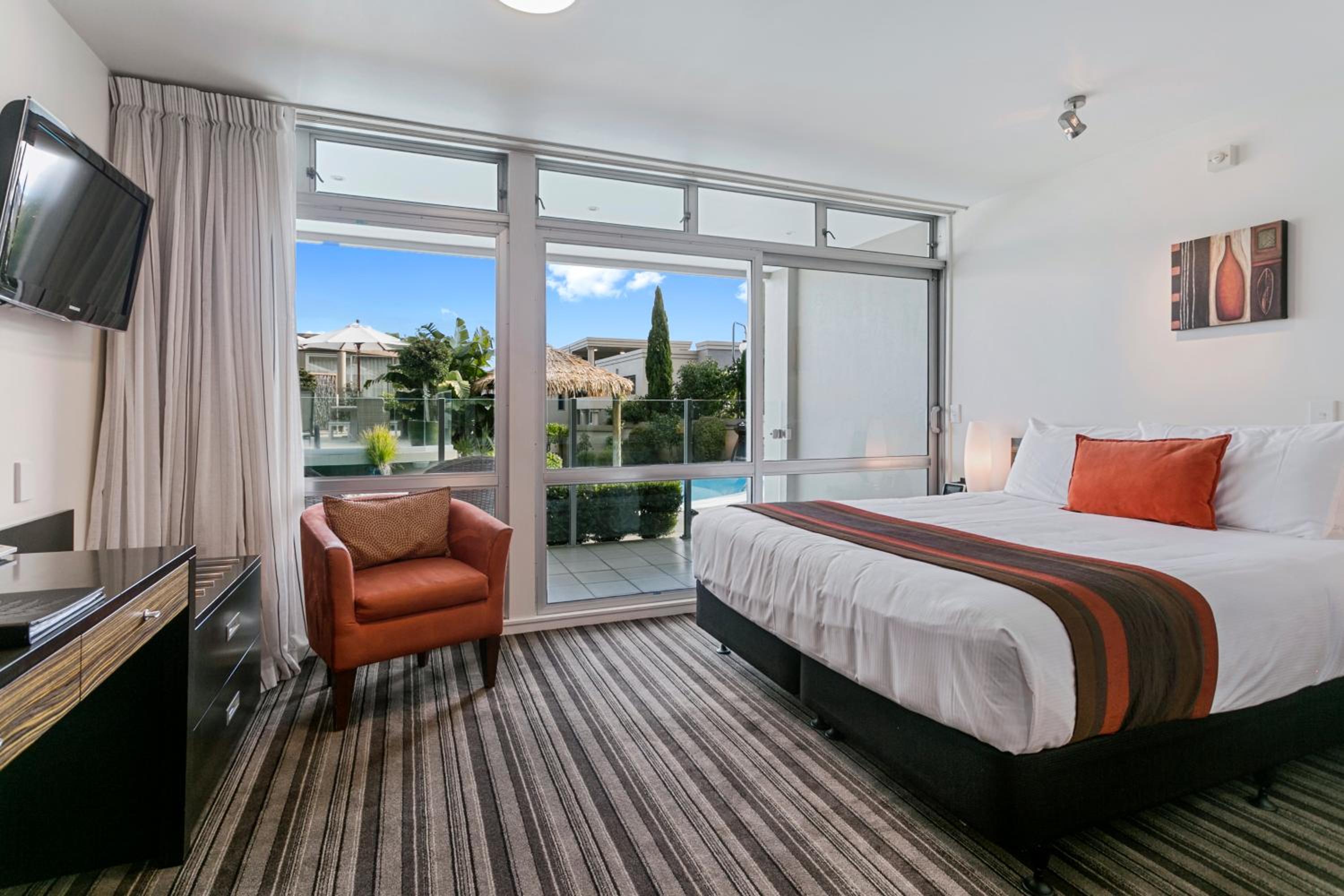 Studio with Pool View