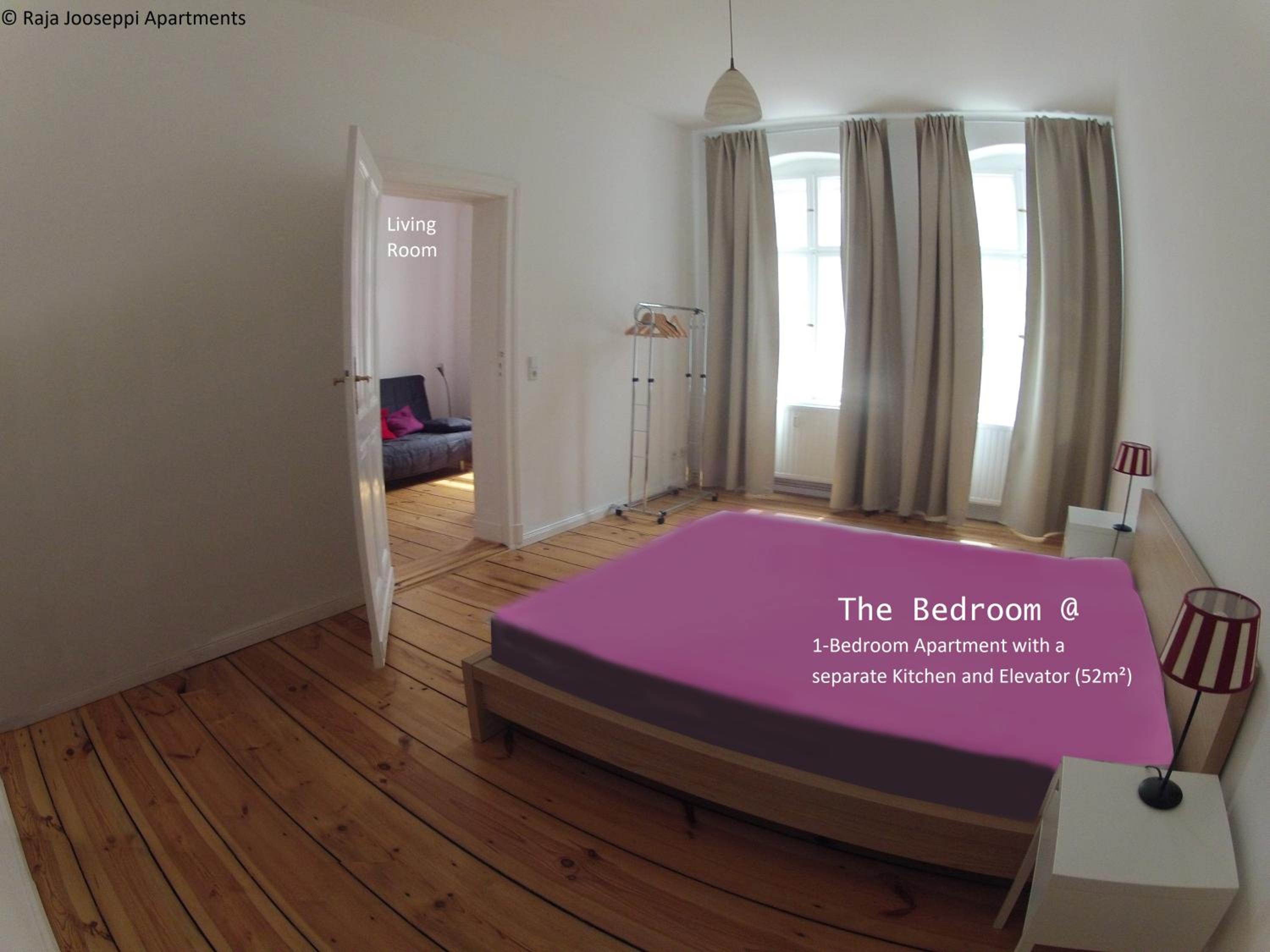 One-Bedroom Apartment with a separate Kitchen, Elevator (55 m2) photo 1