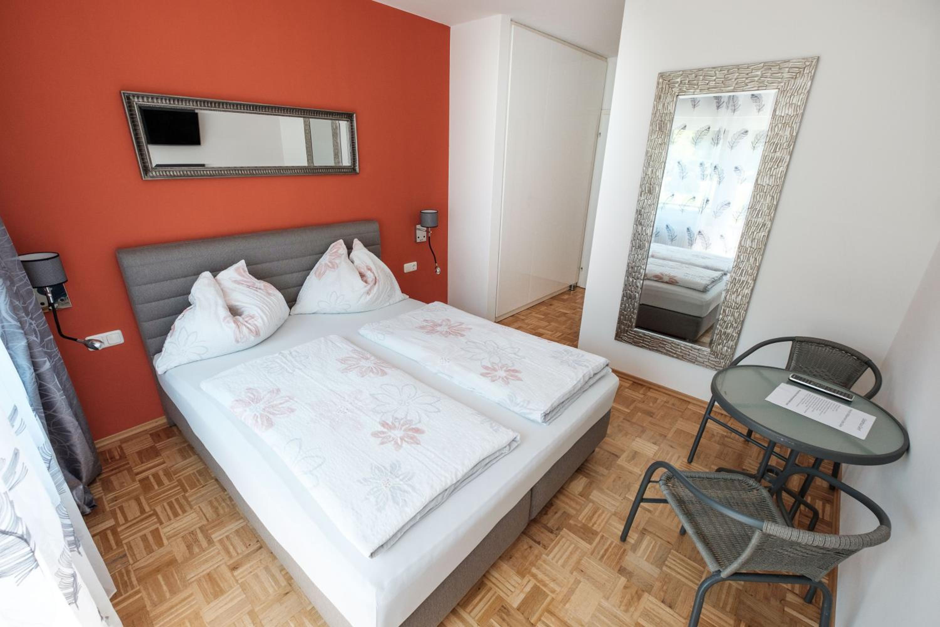 Small Double Room with Garden View and Balcony