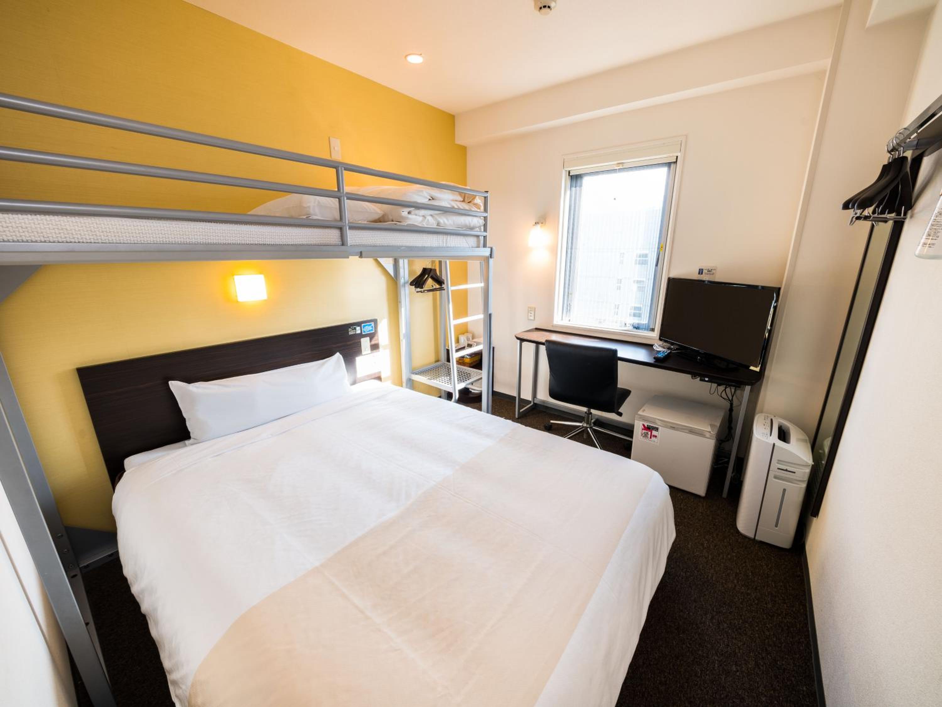 Room with Double Bed and Bunk Bed - Non-Smoking
